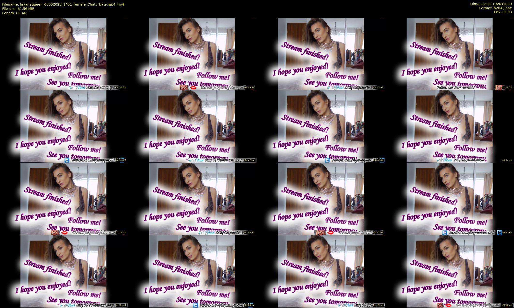 layanaqueen — 10 minute Chaturbate female cam show recording, 1080p, May 8, 2020