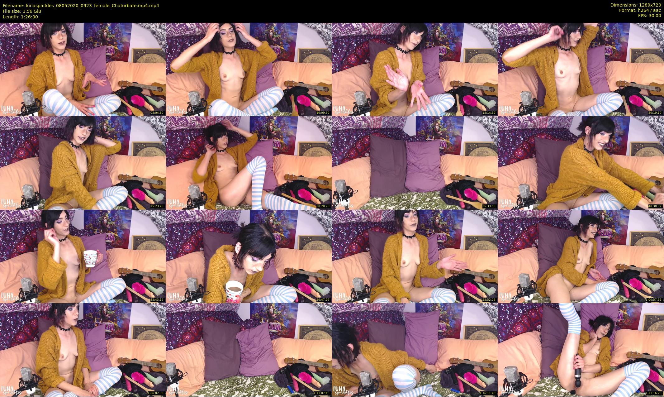 lunasparkles — 86 minute Chaturbate female cam show recording, 720p, May 8, 2020