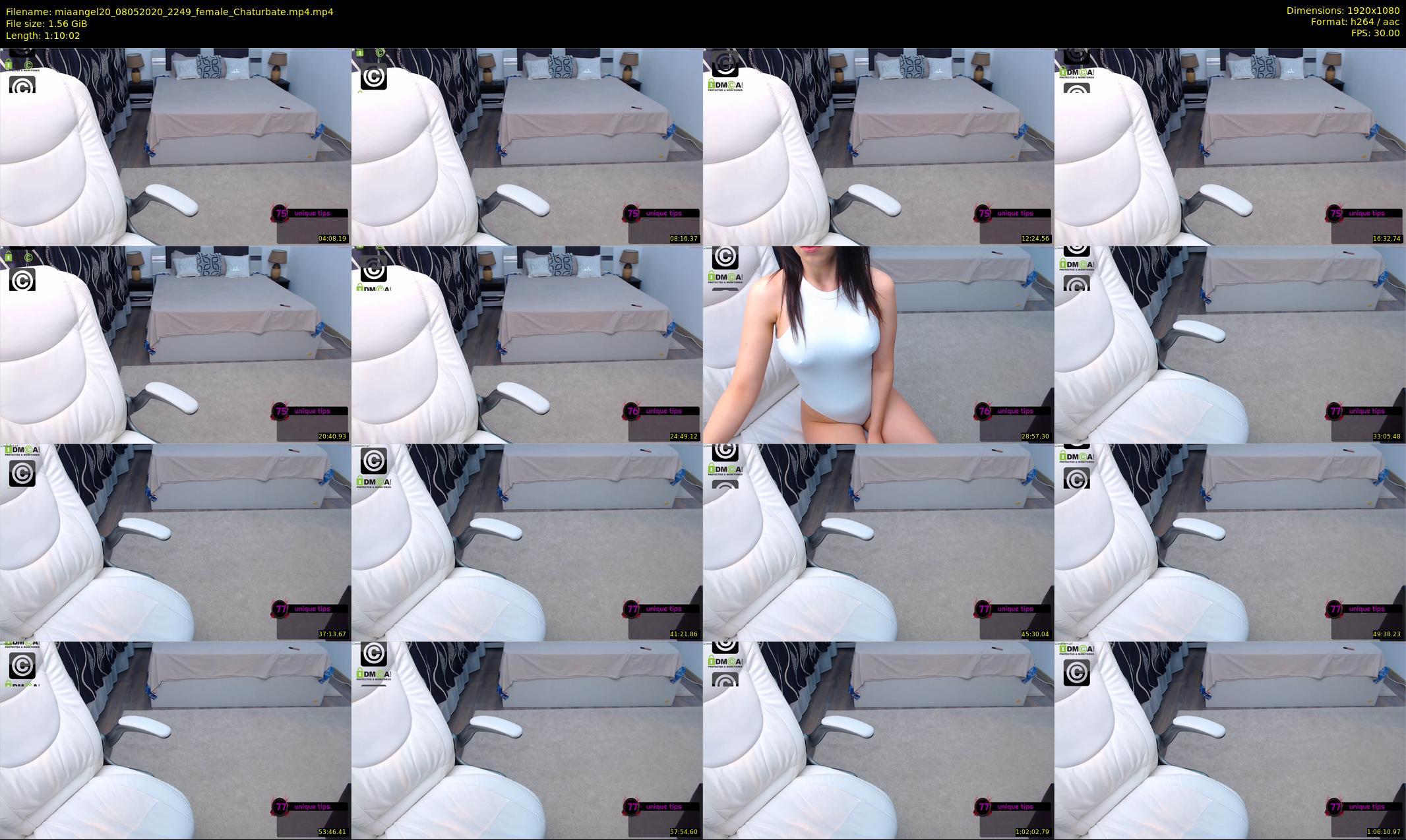 miaangel20 — 71 minute Chaturbate female cam show recording, 1080p, May 8, 2020