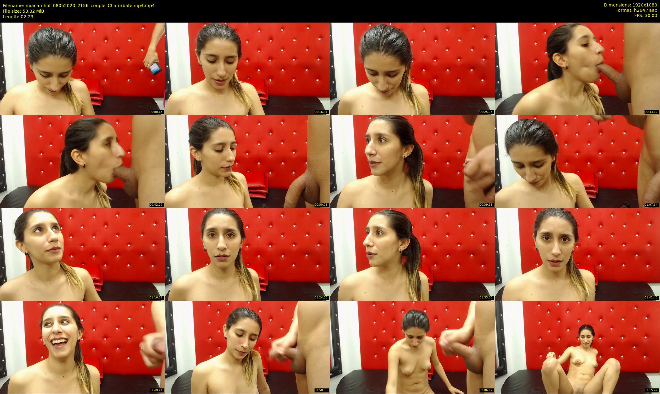 miacamhot — 3 minute Chaturbate couple cam show recording, 1080p, May 8, 2020