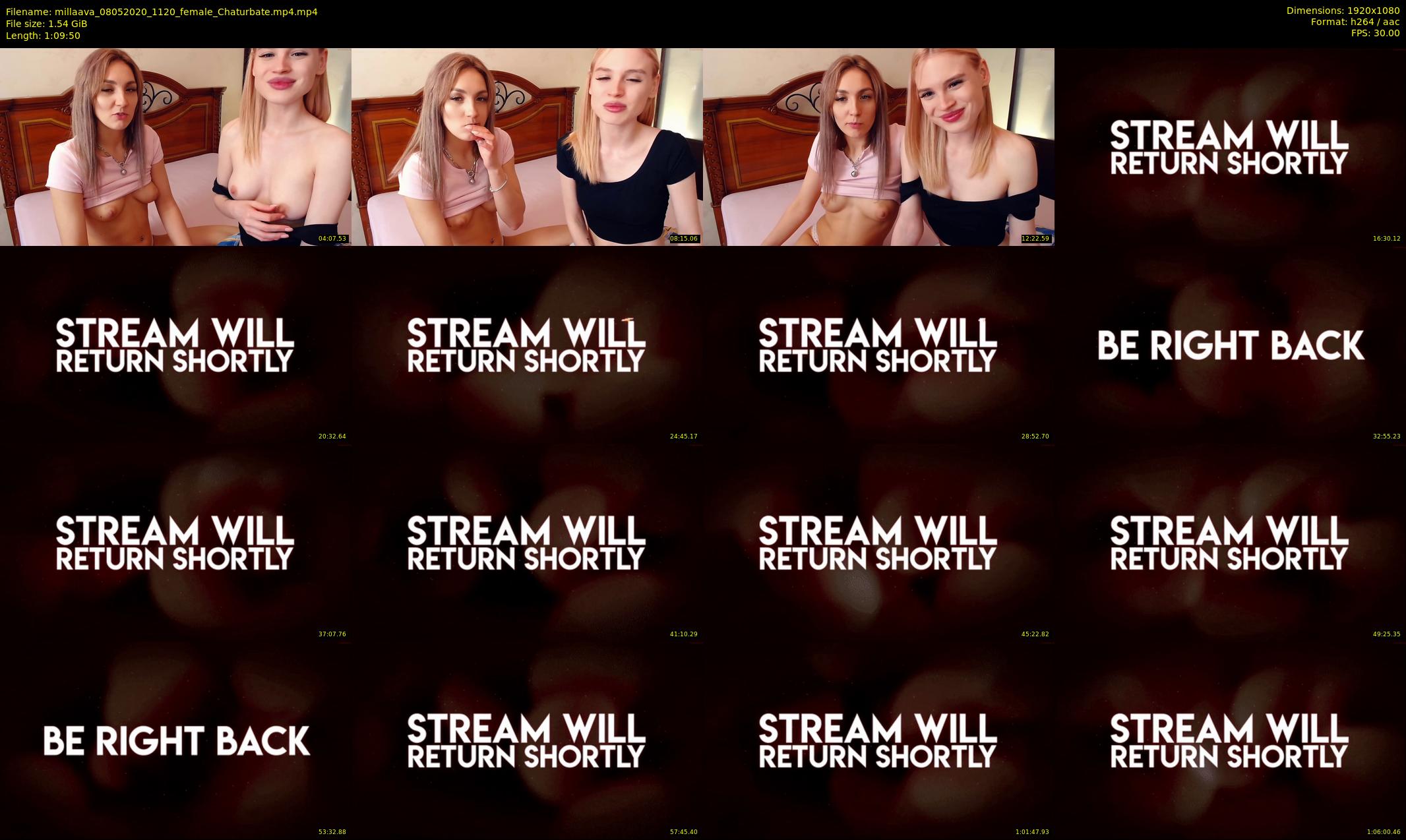 millaava — 70 minute Chaturbate female cam show recording, 1080p, May 8, 2020
