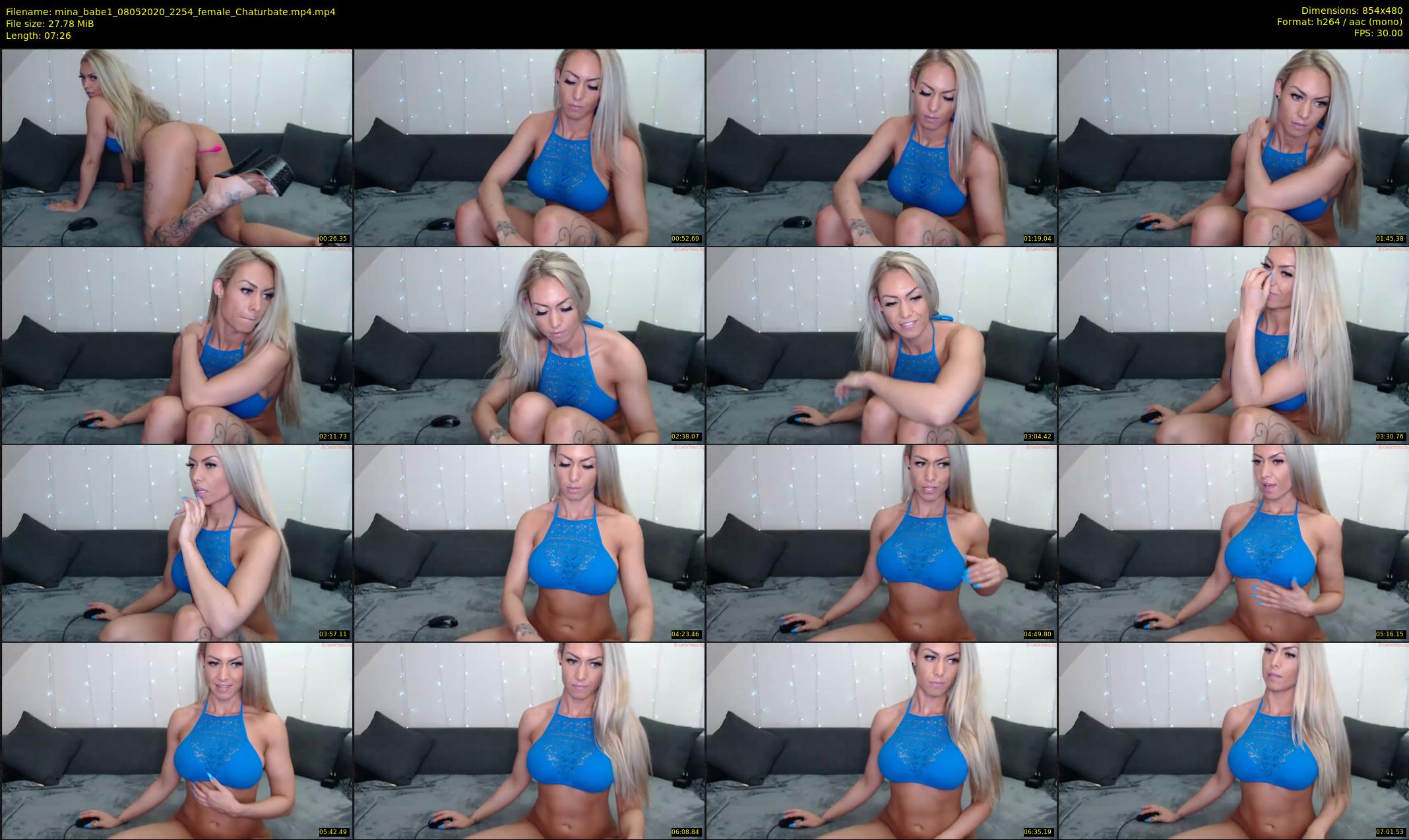mina_babe1 — 8 minute Chaturbate female cam show recording, 480p, May 8, 2020