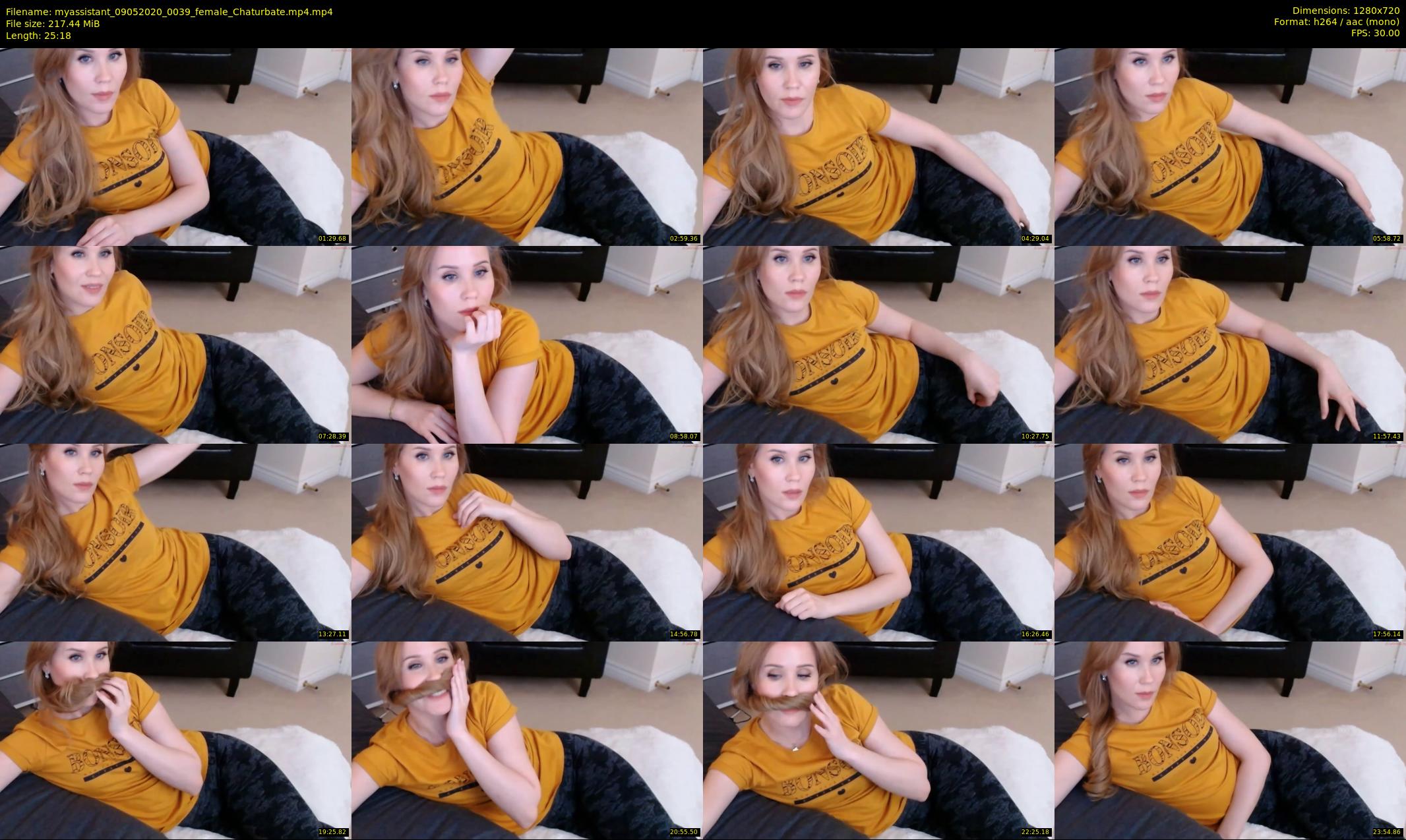 myassistant — 26 minute Chaturbate female cam show recording, 720p, May 9, 2020