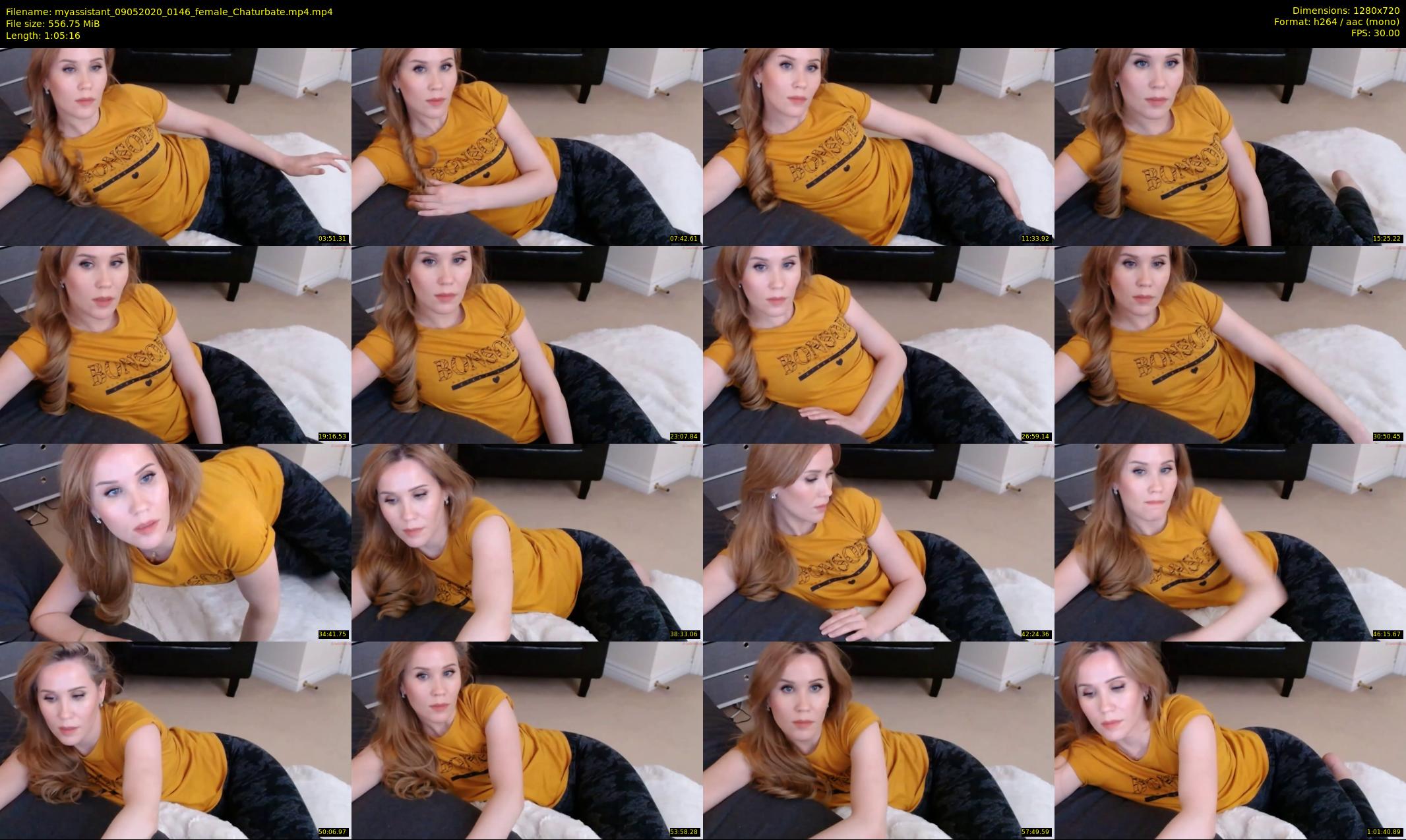 myassistant — 66 minute Chaturbate female cam show recording, 720p, May 9, 2020