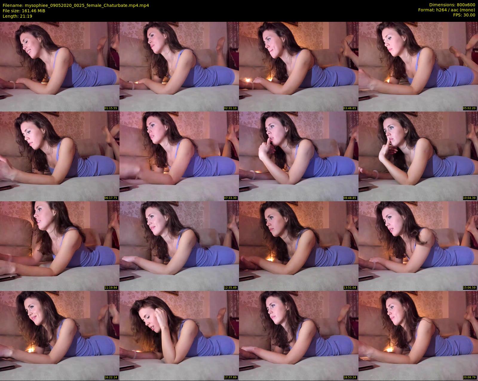 mysophiee — 22 minute Chaturbate female cam show recording, 480p, May 9, 2020