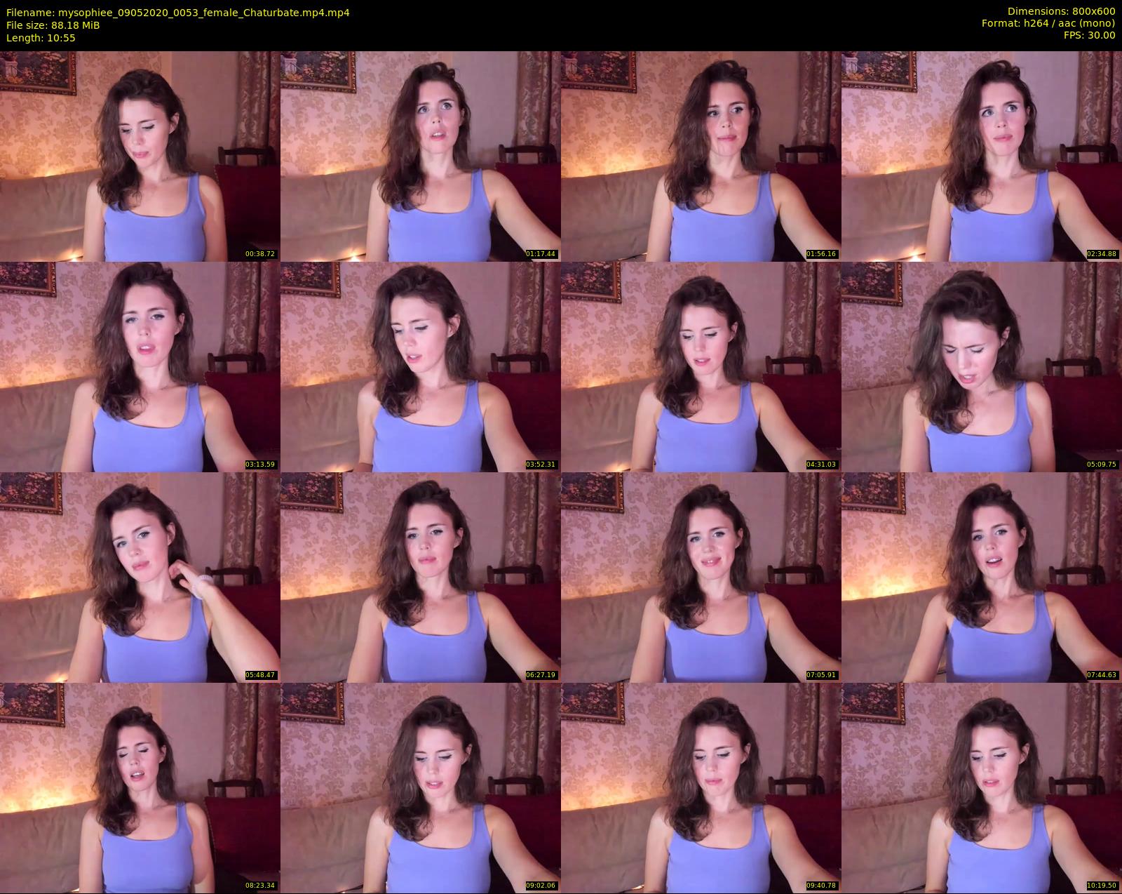 mysophiee — 11 minute Chaturbate female cam show recording, 480p, May 9, 2020