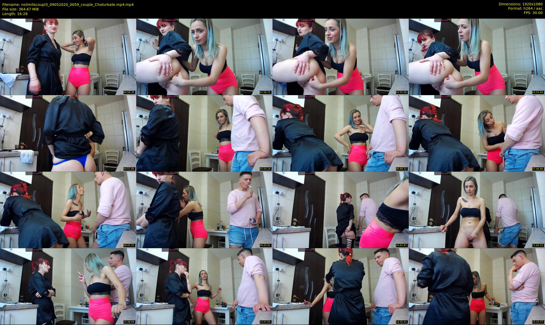 nolimitscoupl3 — 17 minute Chaturbate couple cam show recording, 1080p, May 9, 2020