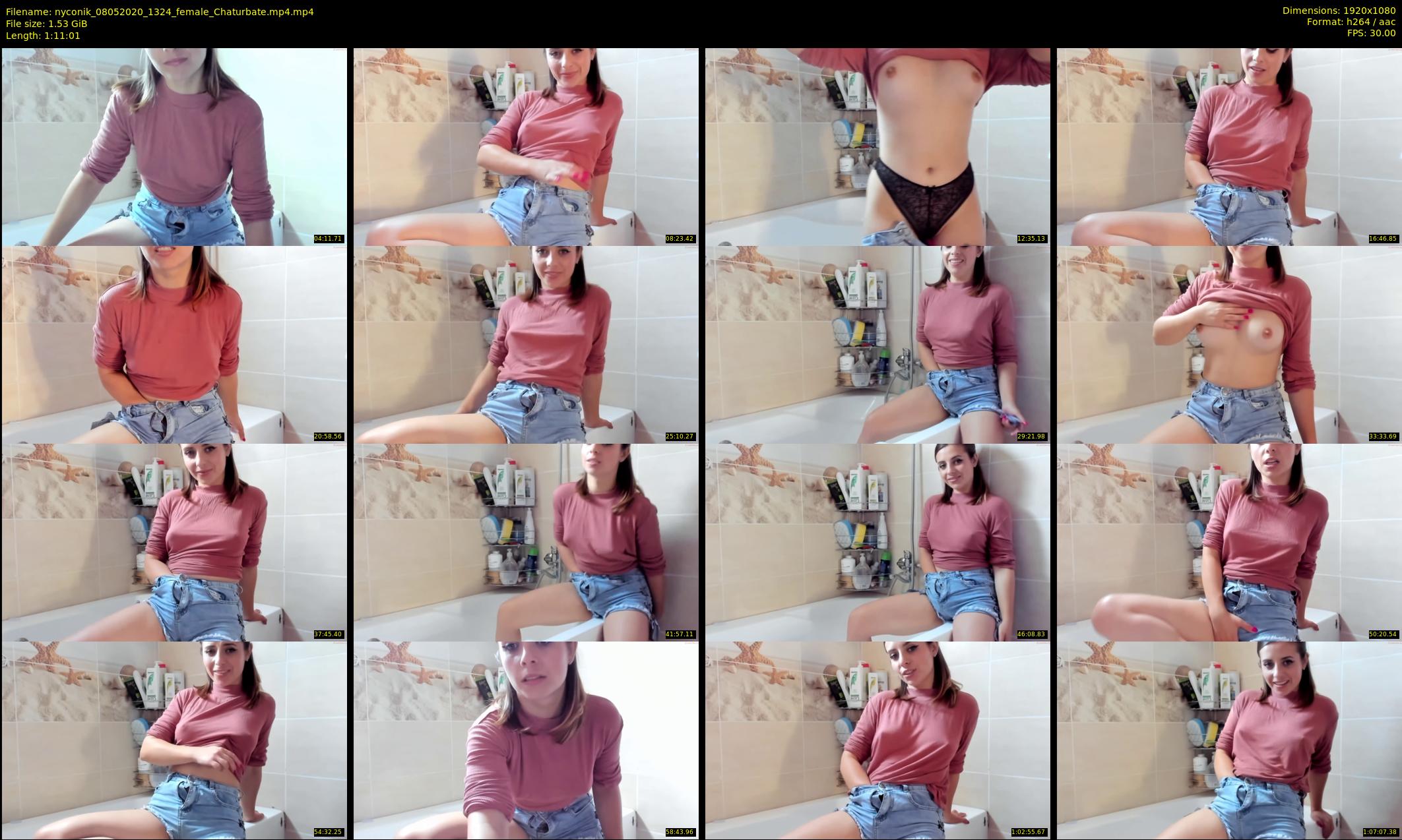 nyconik — 72 minute Chaturbate female cam show recording, 1080p, May 8, 2020