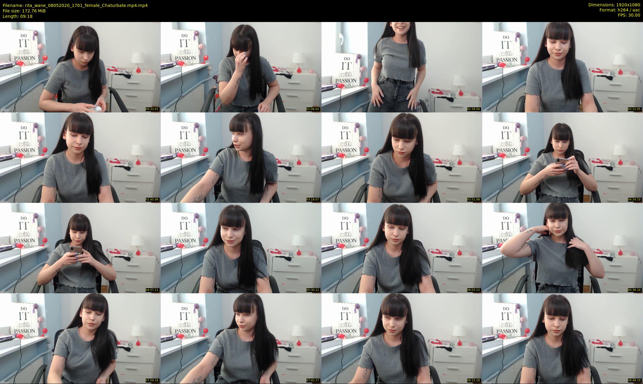 rita_wane — 10 minute Chaturbate female cam show recording, 1080p, May 8, 2020