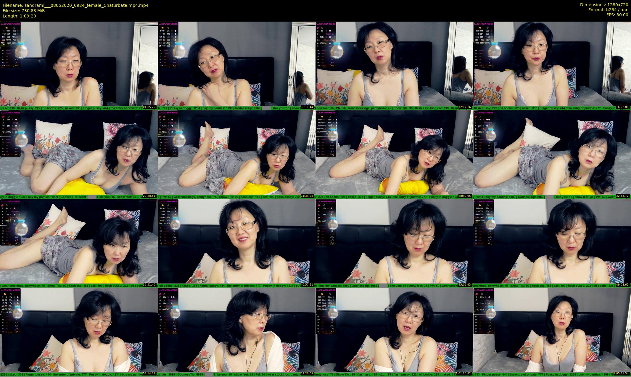 sandrami__ — 70 minute Chaturbate female cam show recording, 720p, May 8, 2020