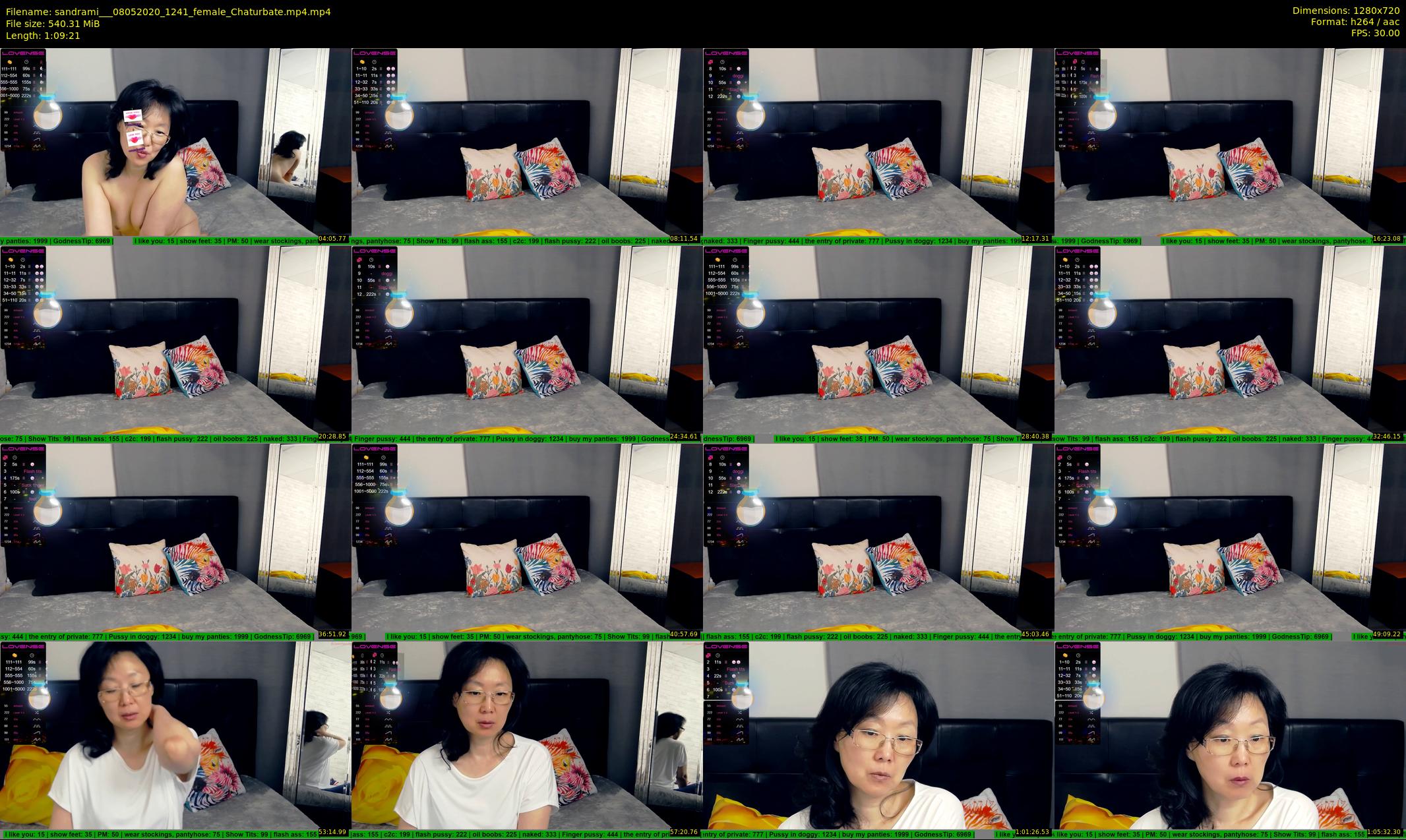 sandrami__ — 70 minute Chaturbate female cam show recording, 720p, May 8, 2020