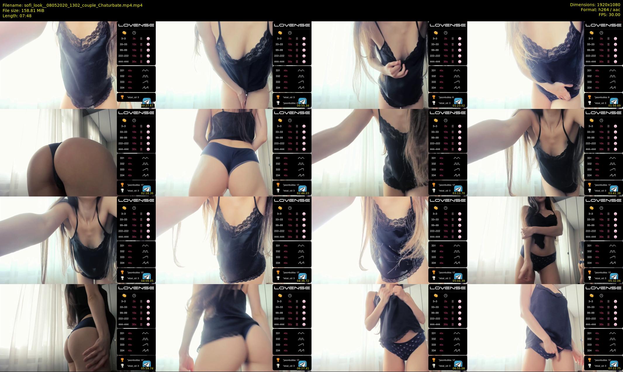 sofi_look_ — 8 minute Chaturbate couple cam show recording, 1080p, May 8, 2020