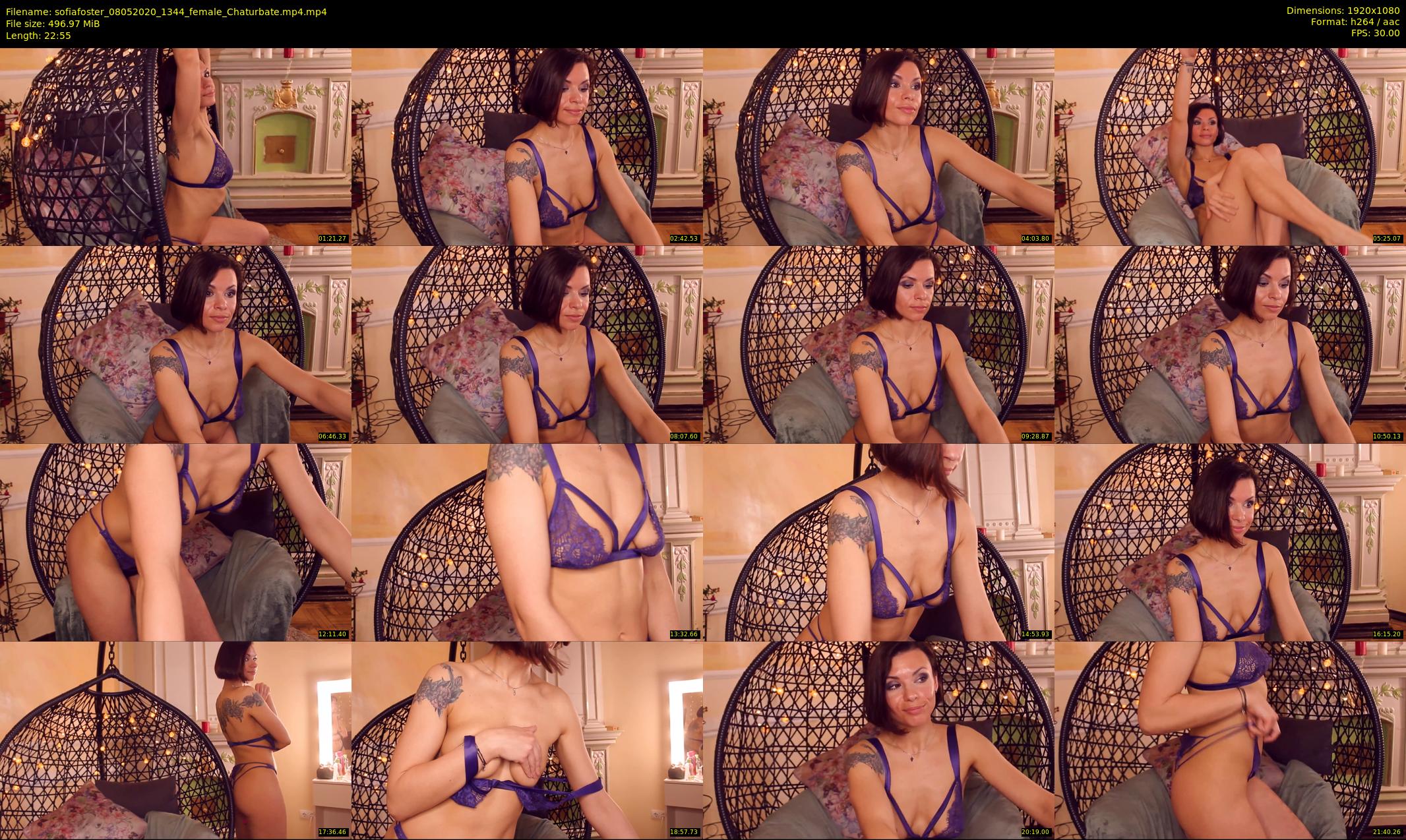 sofiafoster — 23 minute Chaturbate female cam show recording, 1080p, May 8, 2020