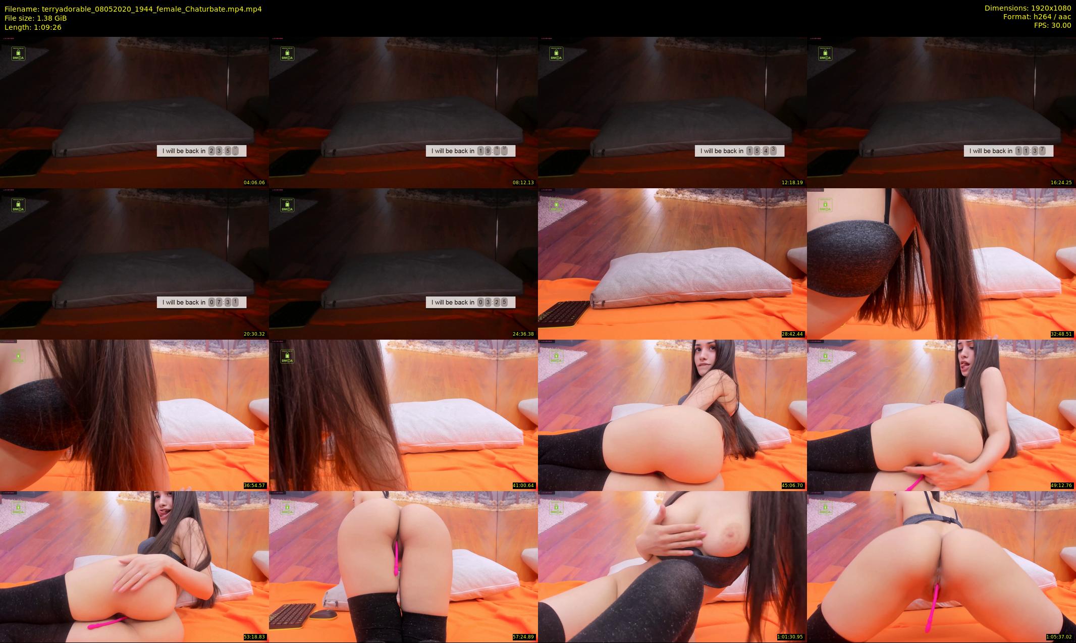 terryadorable — 70 minute Chaturbate female cam show recording, 1080p, May 8, 2020