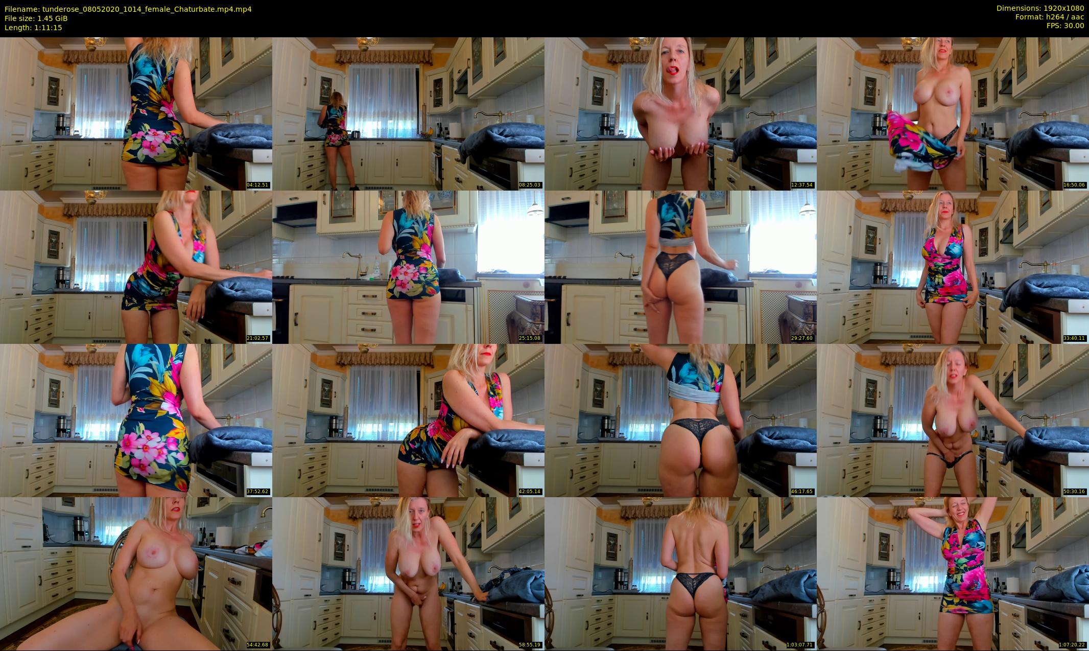 tunderose — 72 minute Chaturbate female cam show recording, 1080p, May 8, 2020