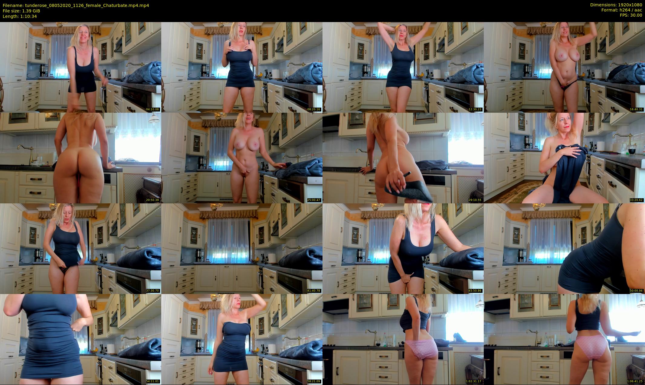 tunderose — 71 minute Chaturbate female cam show recording, 1080p, May 8, 2020