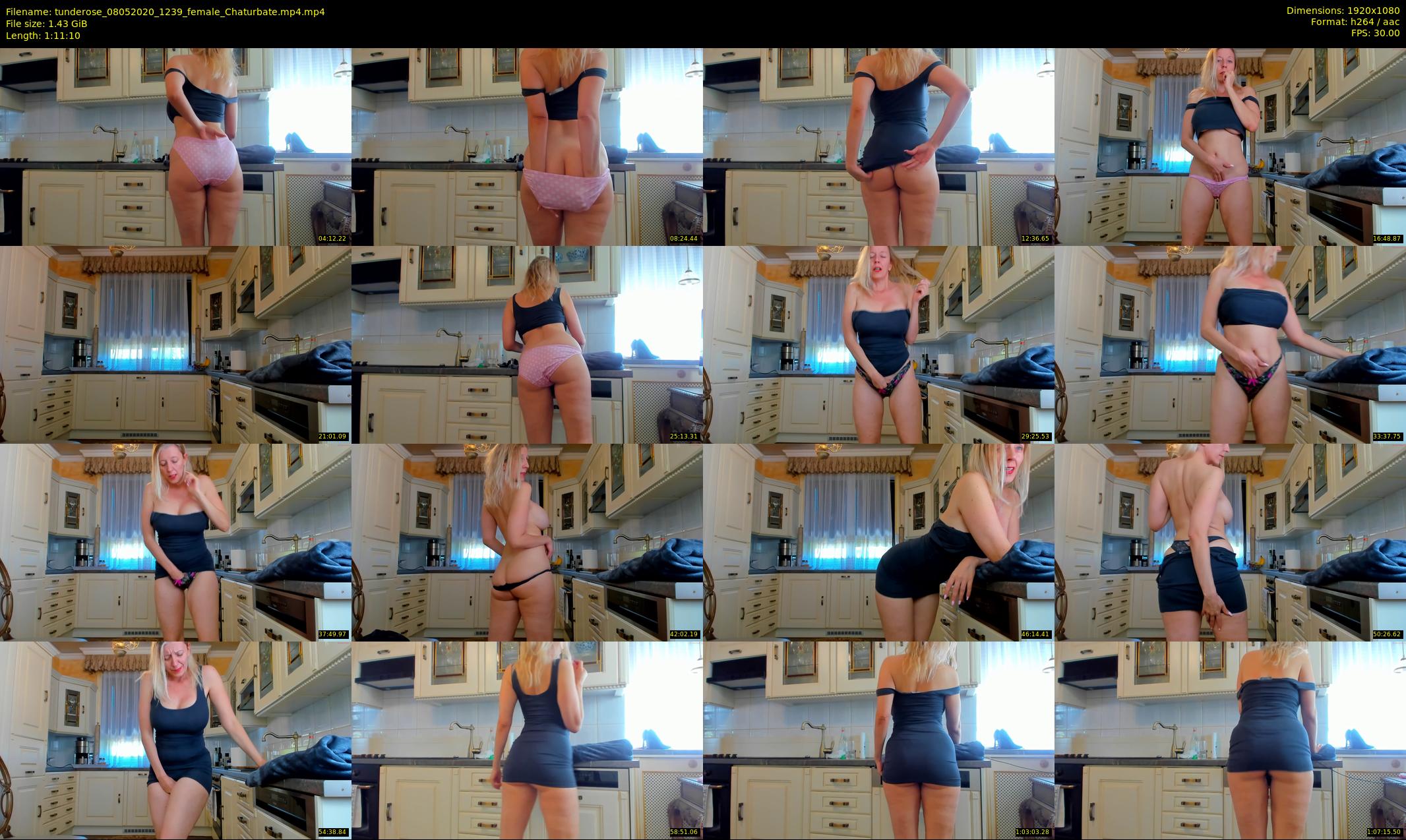 tunderose — 72 minute Chaturbate female cam show recording, 1080p, May 8, 2020