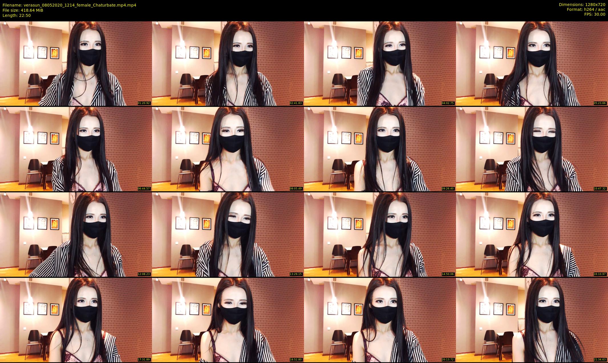 verasun — 23 minute Chaturbate female cam show recording, 720p, May 8, 2020