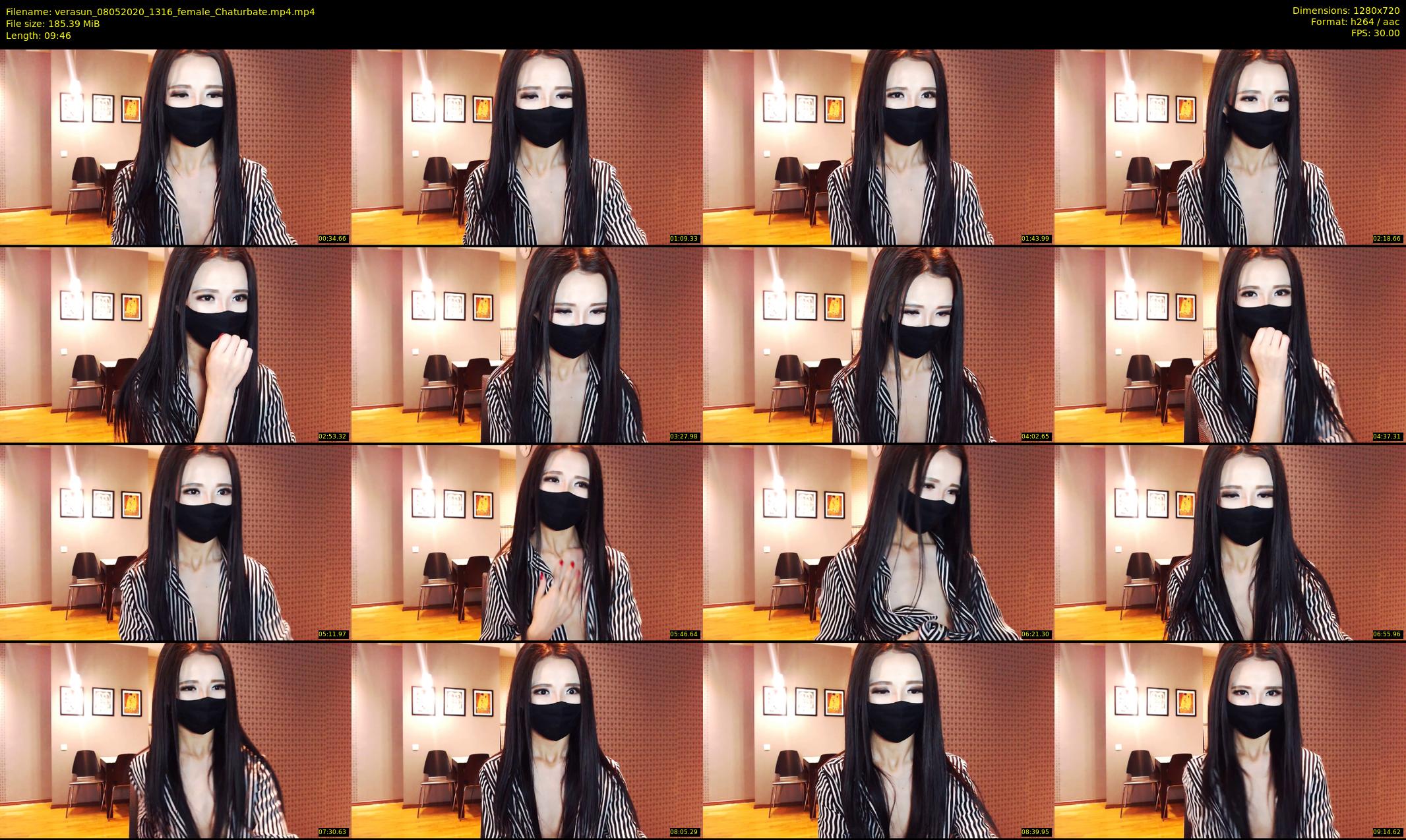 verasun — 10 minute Chaturbate female cam show recording, 720p, May 8, 2020