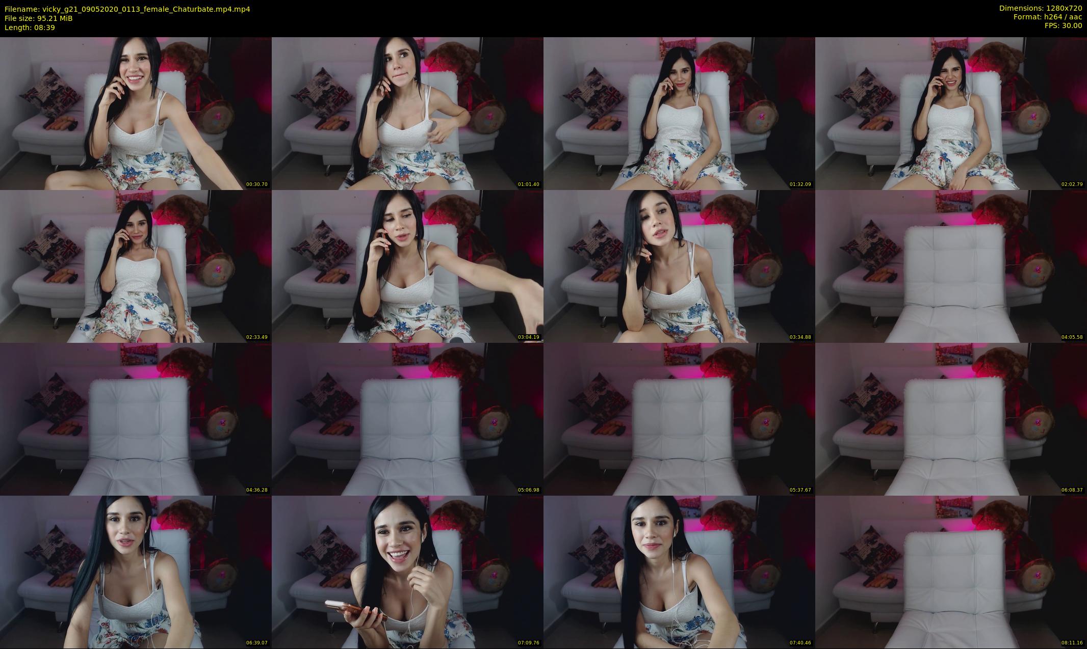 vicky_g21 — 9 minute Chaturbate female cam show recording, 720p, May 9, 2020