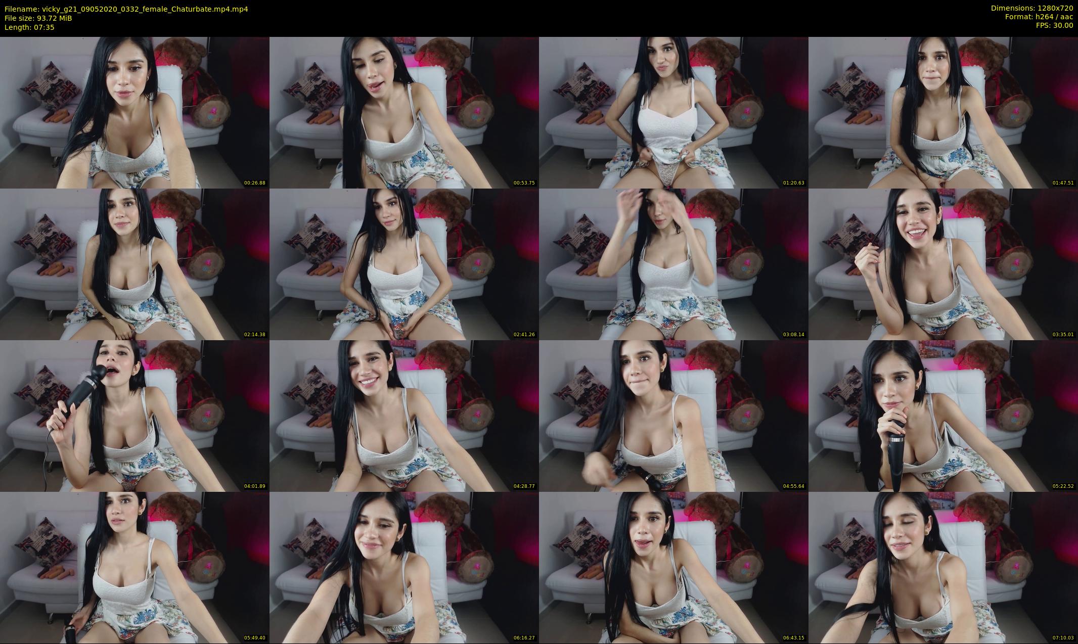vicky_g21 — 8 minute Chaturbate female cam show recording, 720p, May 9, 2020