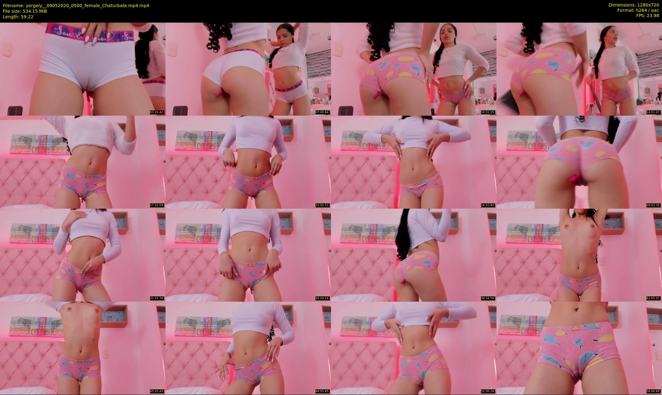 yorgely_ — 60 minute Chaturbate female cam show recording, 720p, May 9, 2020