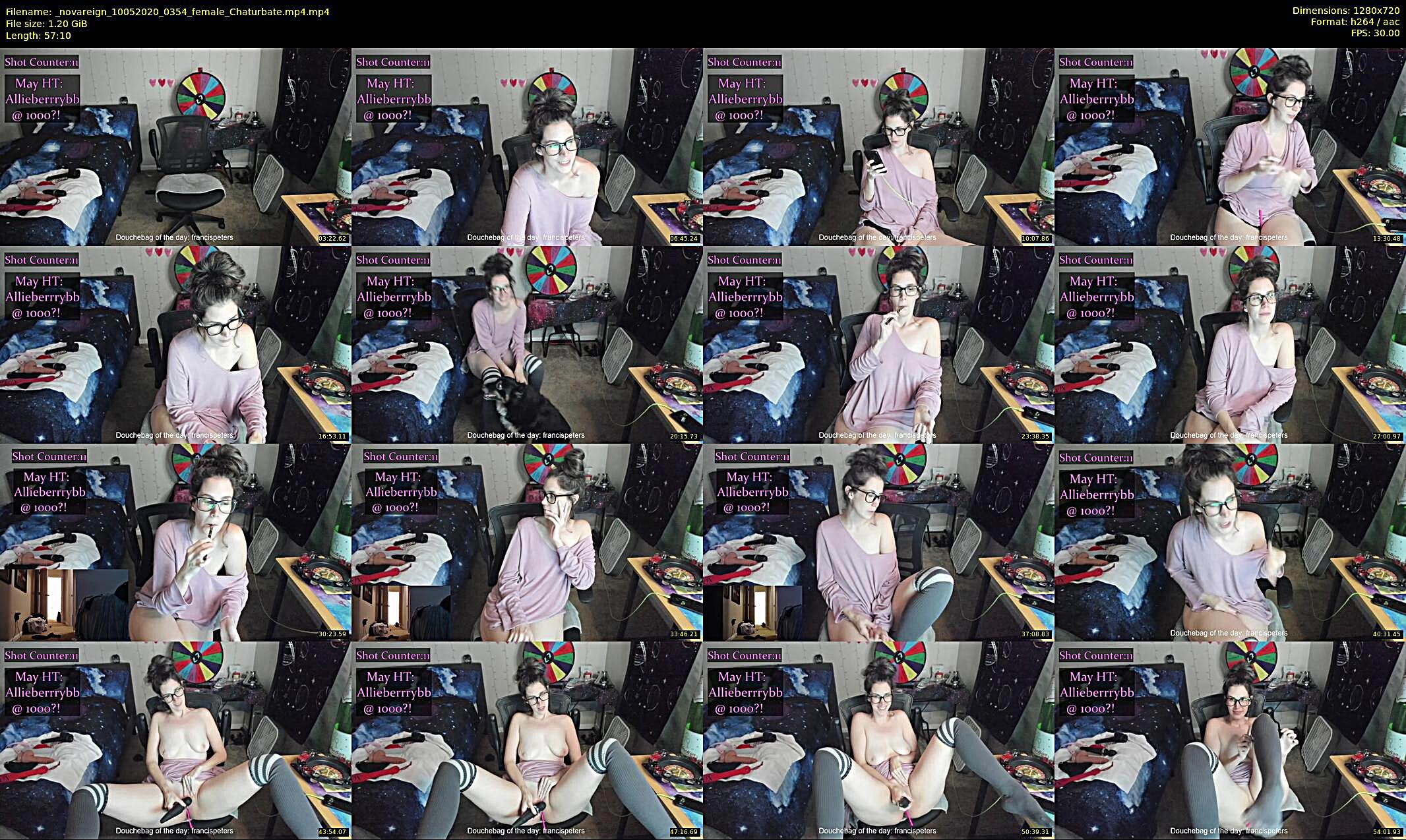 _novareign — 25 minute Chaturbate female cam show recording, 720p, May 10, 2020
