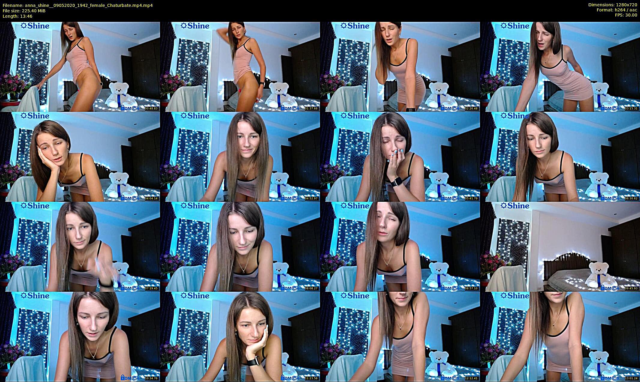 anna_shine_ — 14 minute Chaturbate female cam show recording, 720p, May 9, 2020