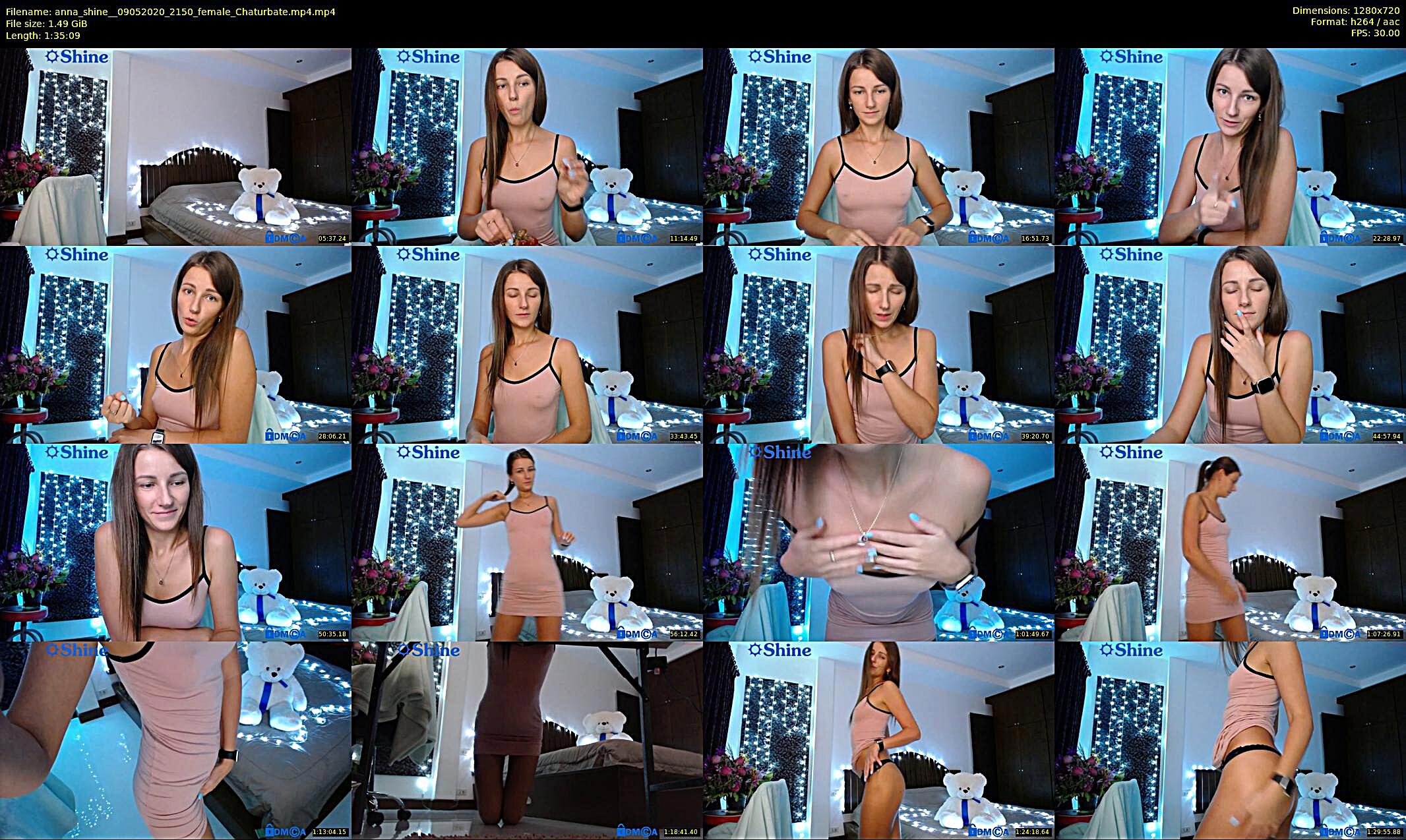 anna_shine_ — 34 minute Chaturbate female cam show recording, 720p, May 9, 2020