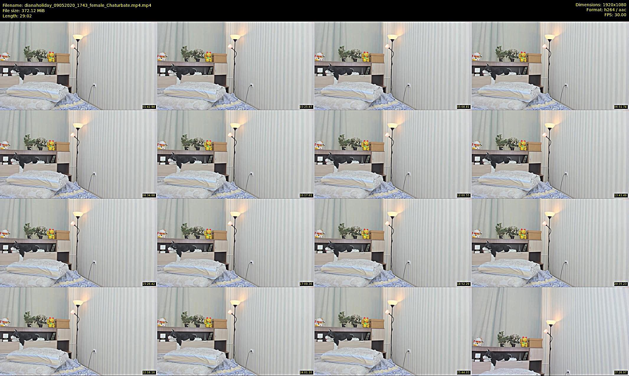 dianaholiday — 38 minute Chaturbate female cam show recording, 1080p, May 9, 2020