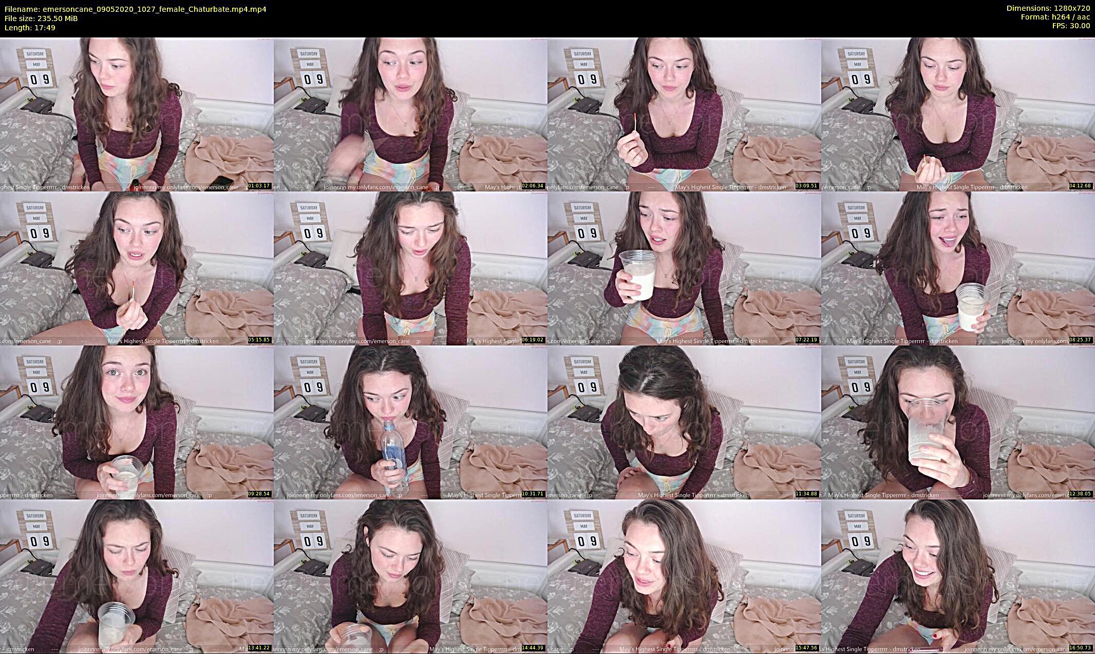 emersoncane — 18 minute Chaturbate female cam show recording, 720p, May 9, 2020