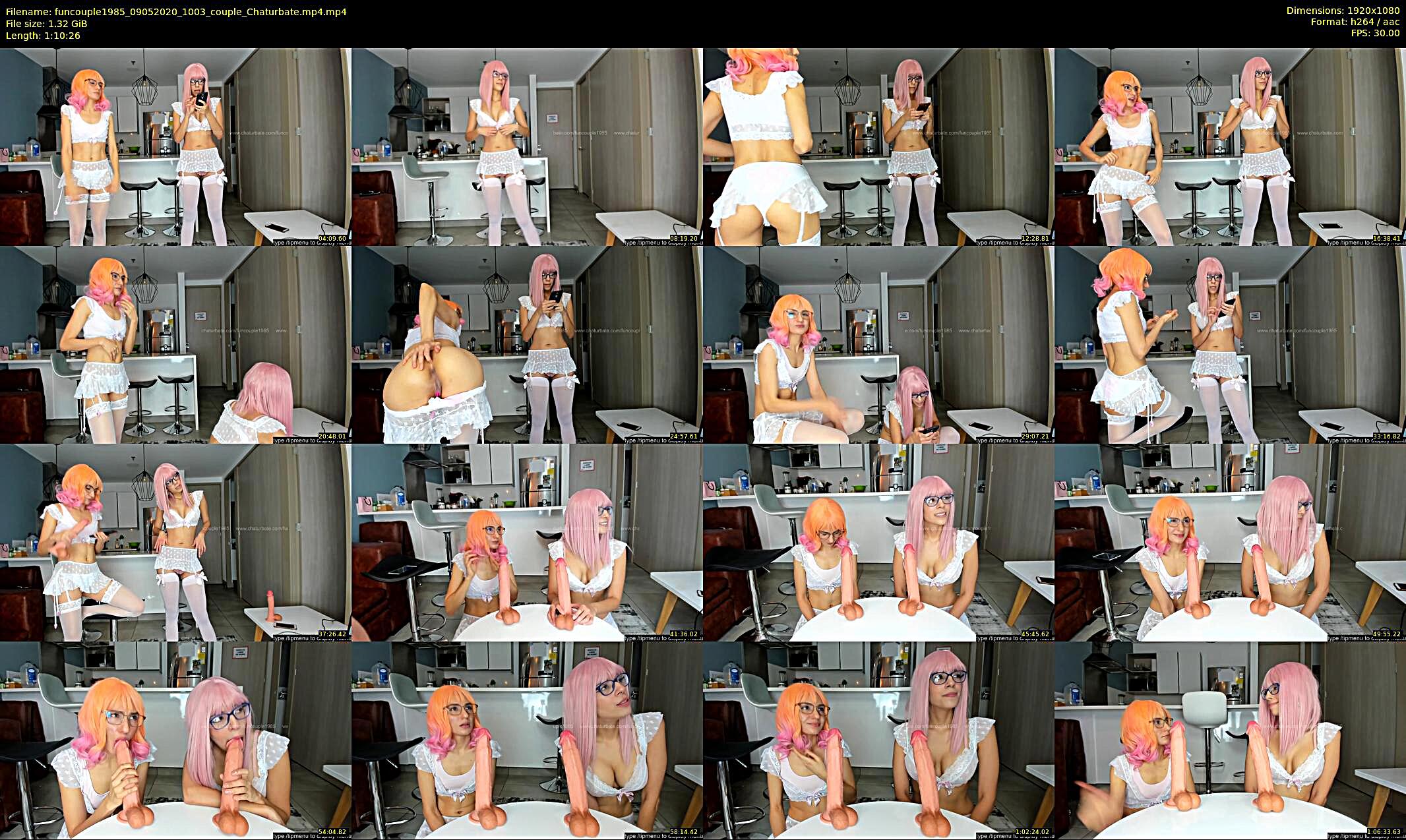 funcouple1985 — 71 minute Chaturbate couple cam show recording, 1080p, May 9, 2020