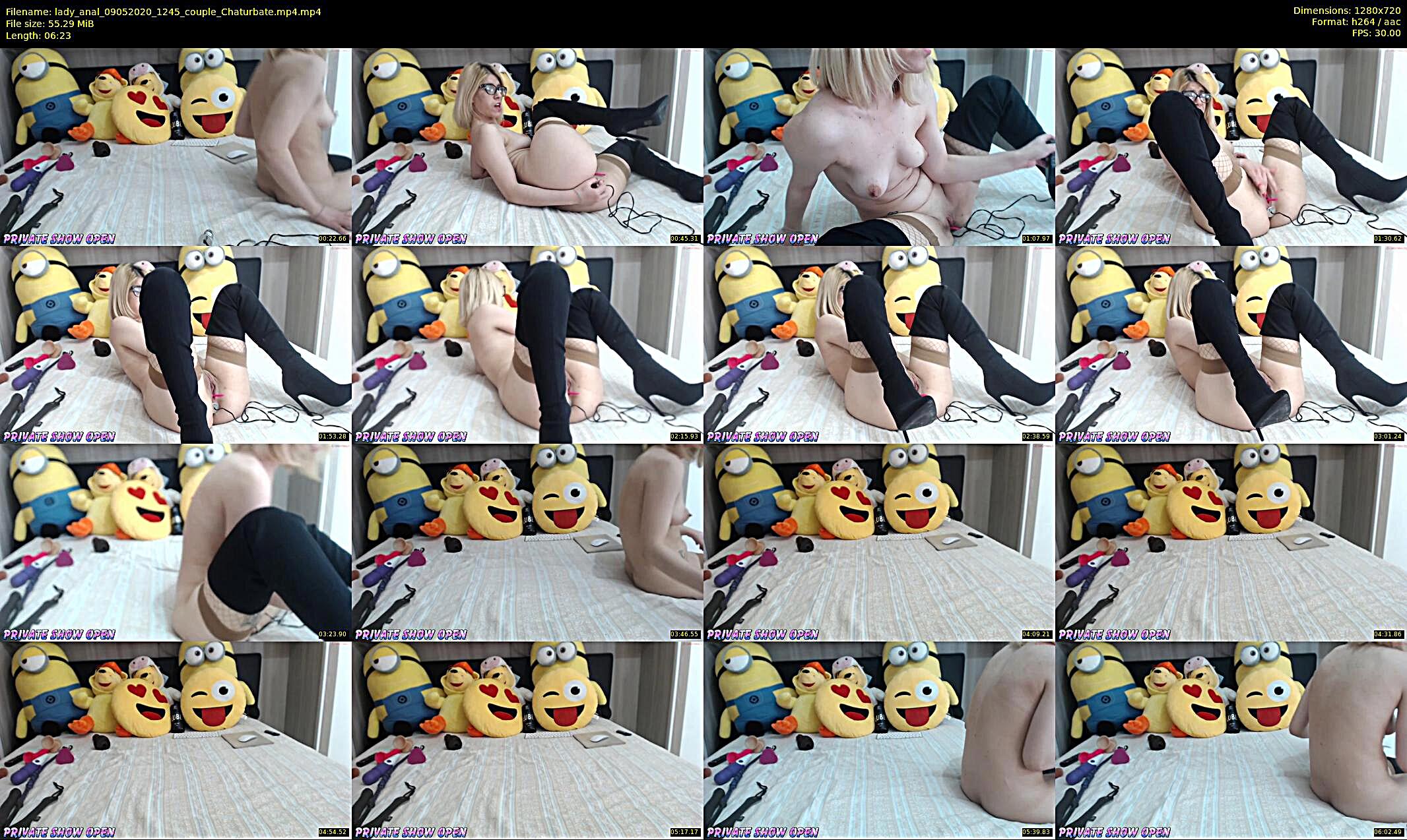 lady_anal — 7 minute Chaturbate female cam show recording, 720p, May 9, 2020