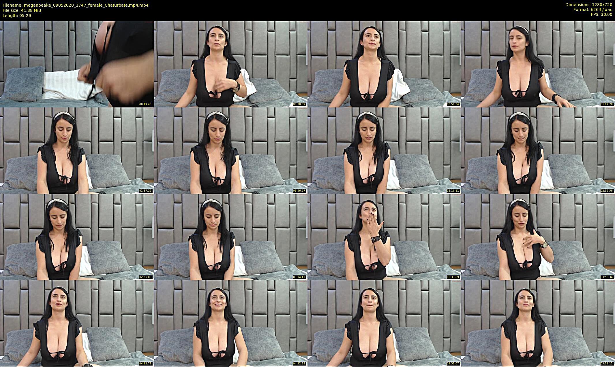 meganbeake — 6 minute Chaturbate female cam show recording, 720p, May 9, 2020