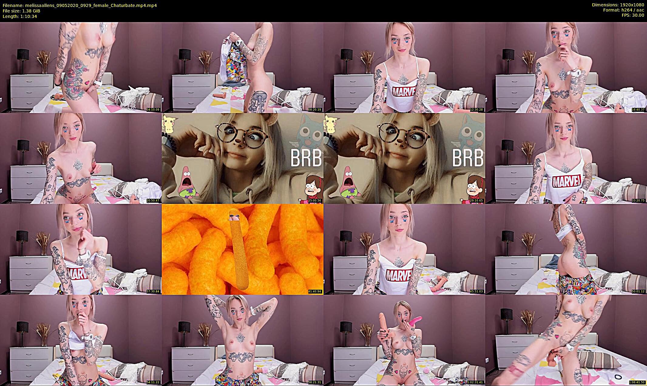 melissaallens — 71 minute Chaturbate female cam show recording, 1080p, May 9, 2020