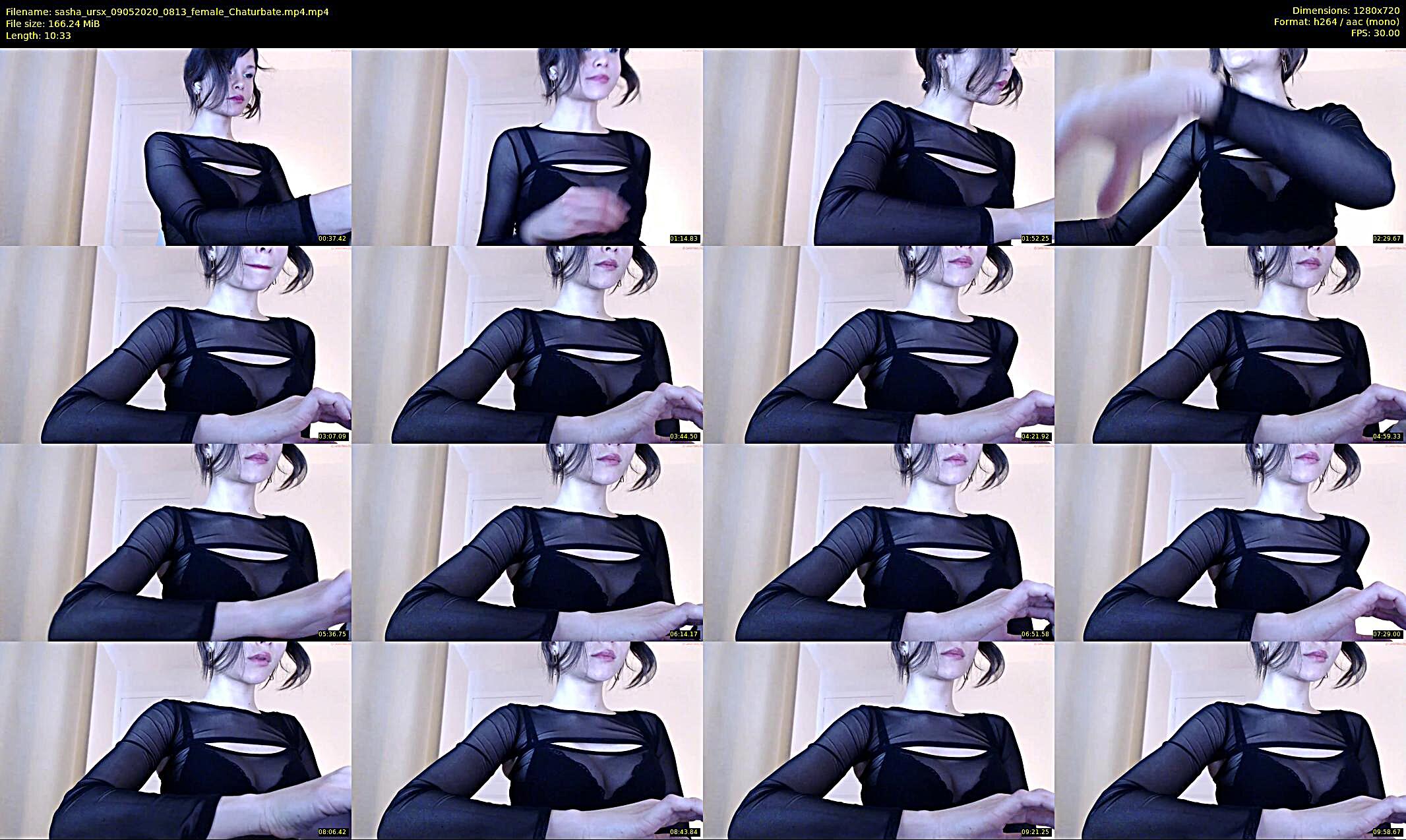 sasha_ursx — 11 minute Chaturbate female cam show recording, 720p, May 9, 2020