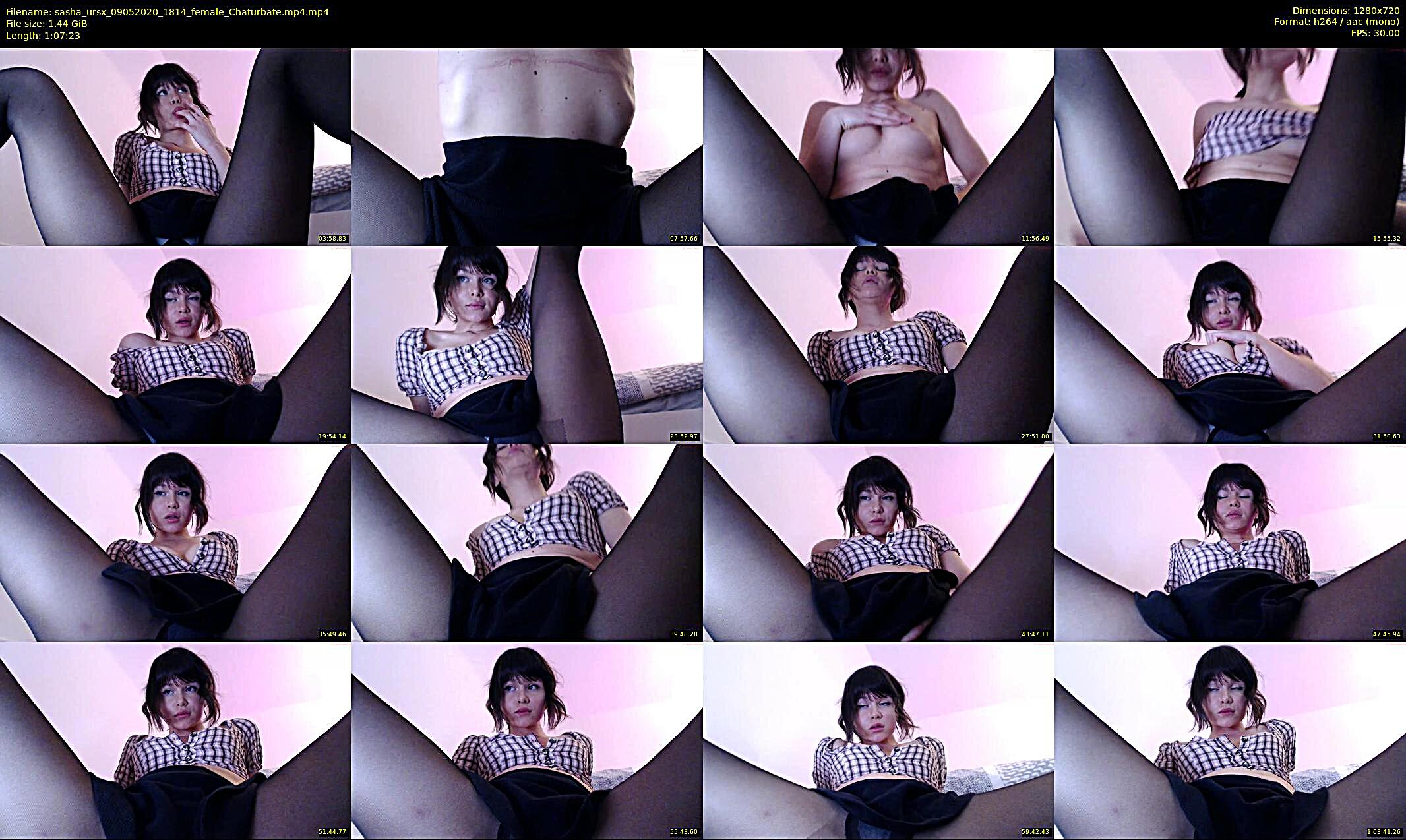 sasha_ursx — 68 minute Chaturbate female cam show recording, 720p, May 9, 2020