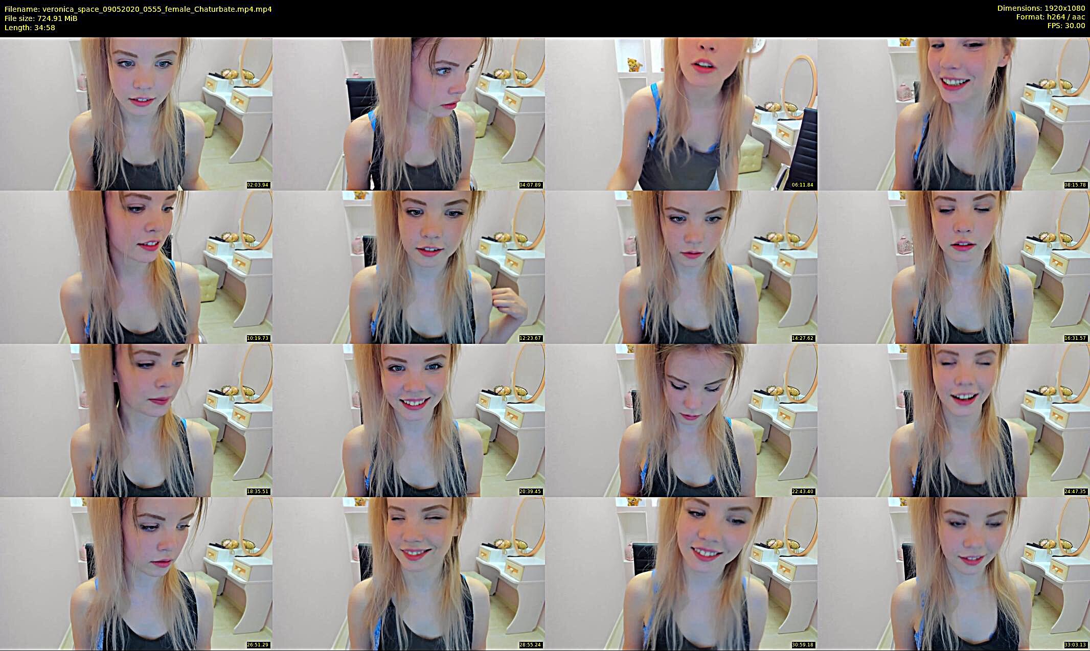 veronica_space — 24 minute Chaturbate female cam show recording, 1080p, May 9, 2020
