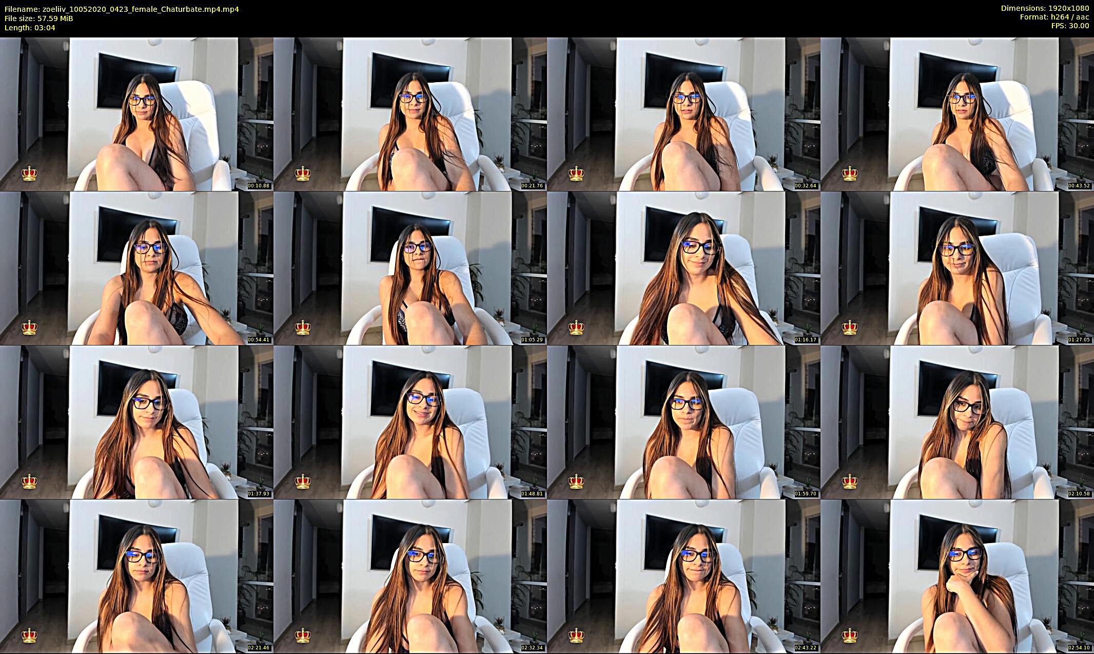 zoeliiv — 4 minute Chaturbate female cam show recording, 1080p, May 10, 2020