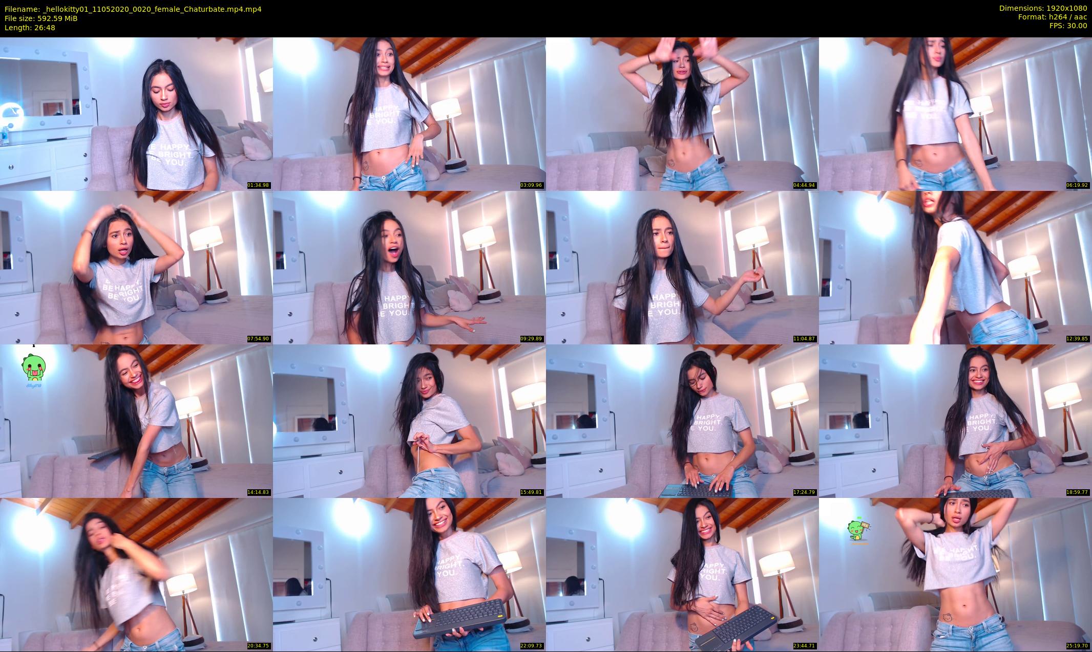 _hellokitty01 — 27 minute Chaturbate female cam show recording, 1080p, May 11, 2020