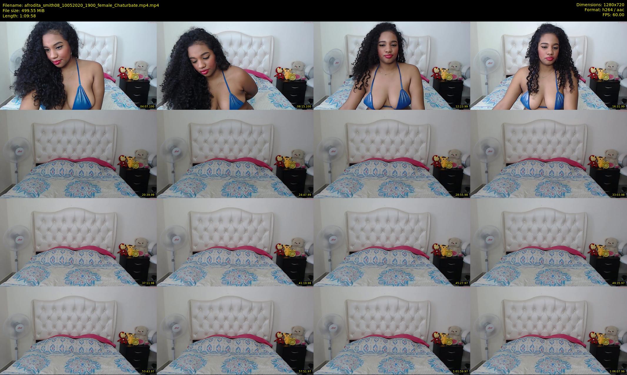 afrodita_smith08 — 70 minute Chaturbate female cam show recording, 720p, May 10, 2020