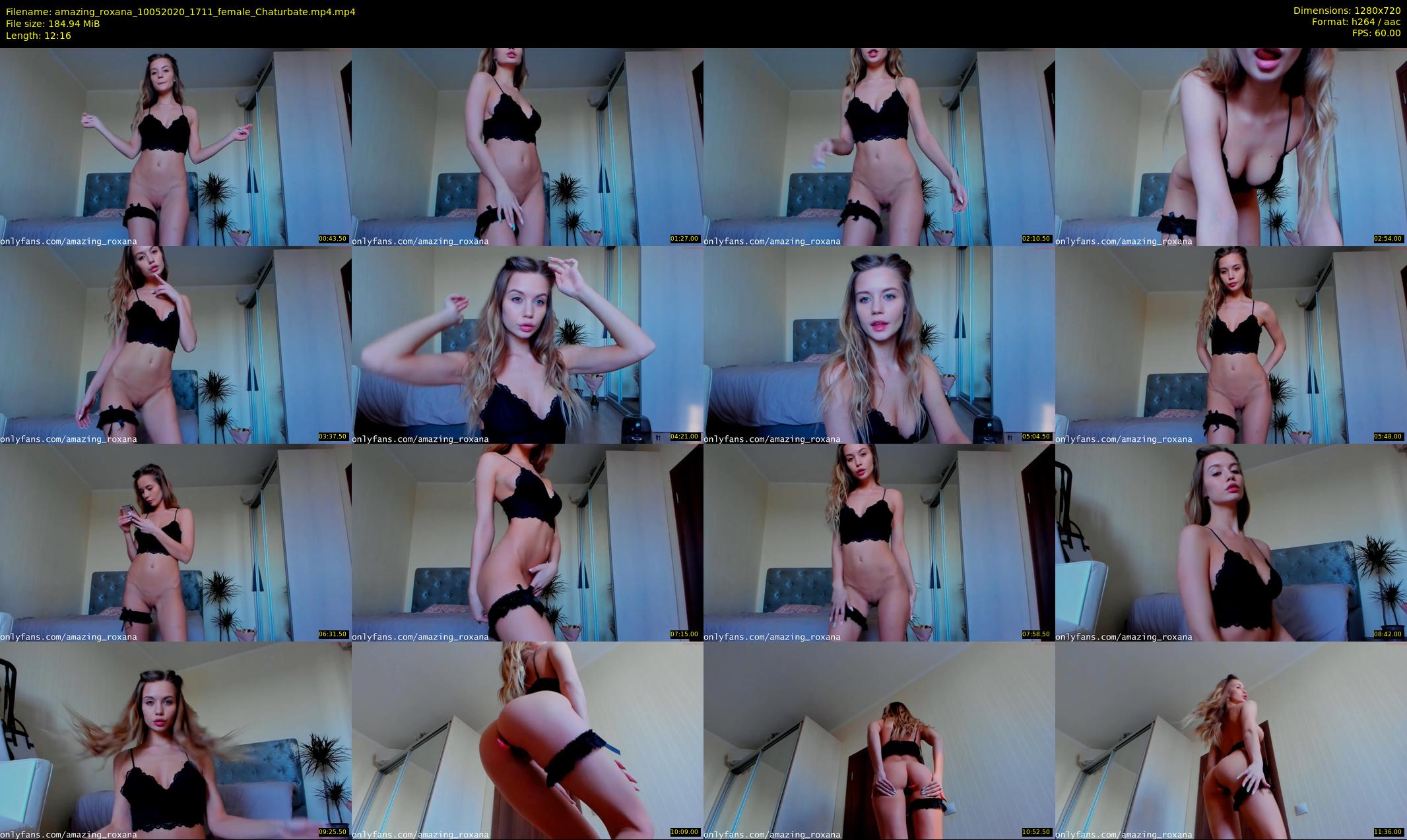 amazing_roxana — 13 minute Chaturbate female cam show recording, 720p, May 10, 2020