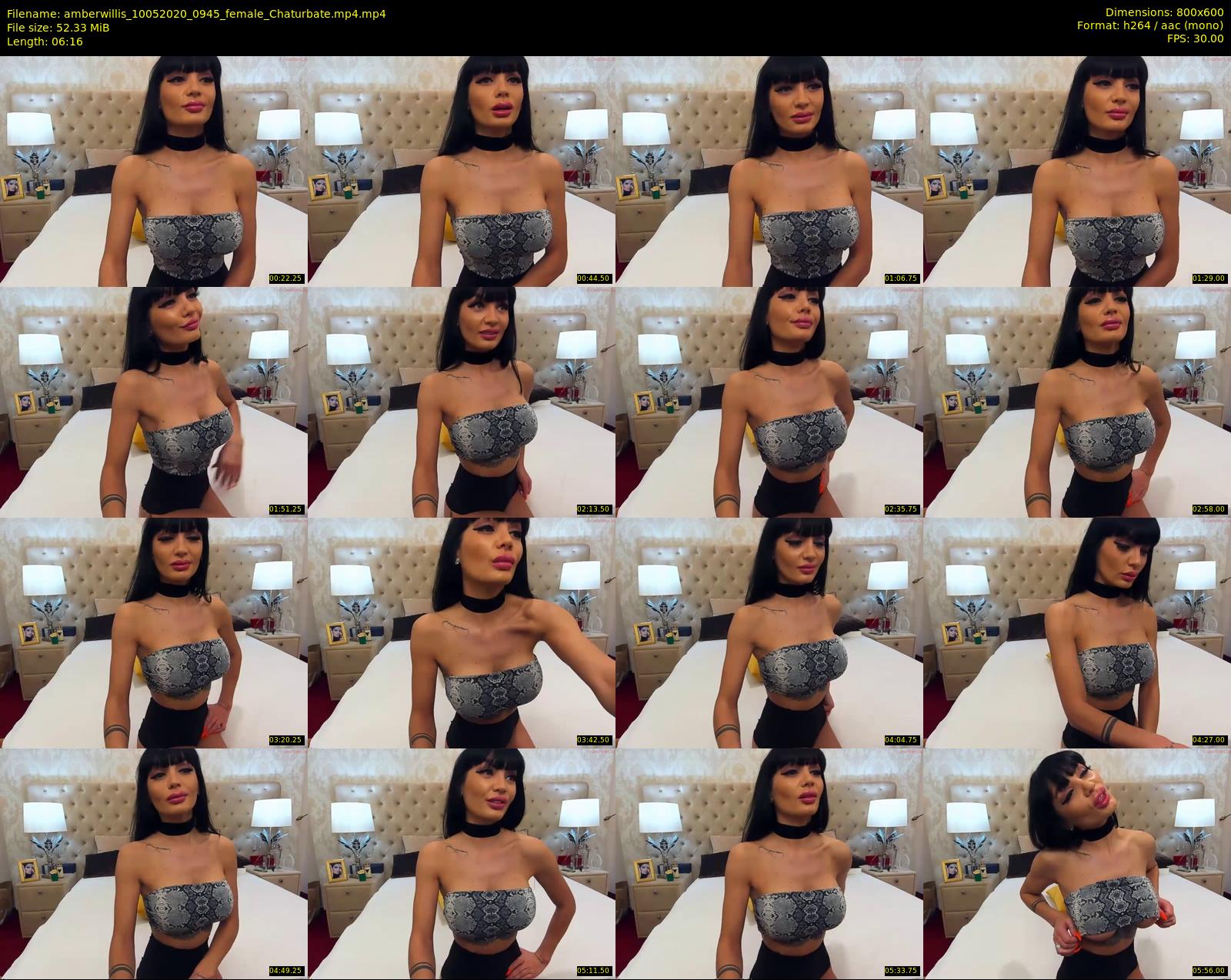 amberwillis — 7 minute Chaturbate female cam show recording, 480p, May 10, 2020