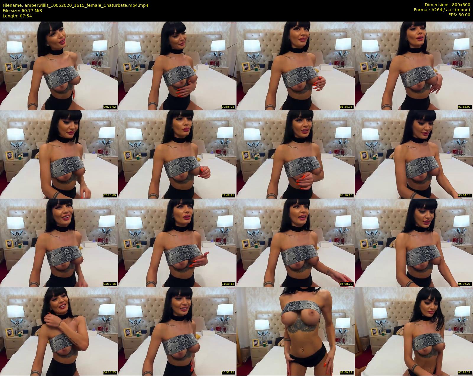 amberwillis — 8 minute Chaturbate female cam show recording, 480p, May 10, 2020