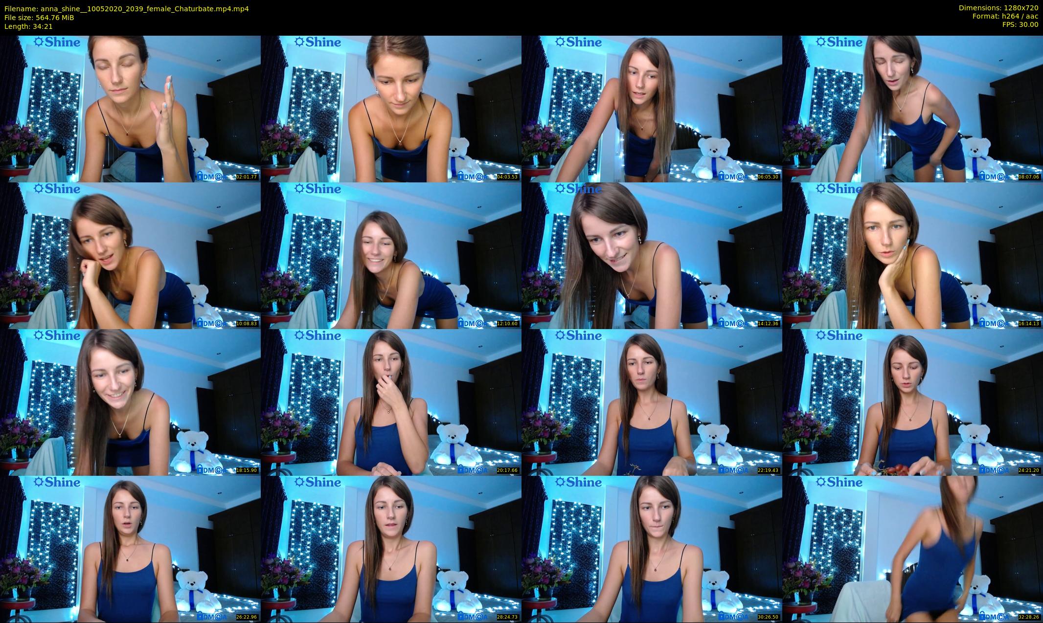 anna_shine_ — 35 minute Chaturbate female cam show recording, 720p, May 10, 2020
