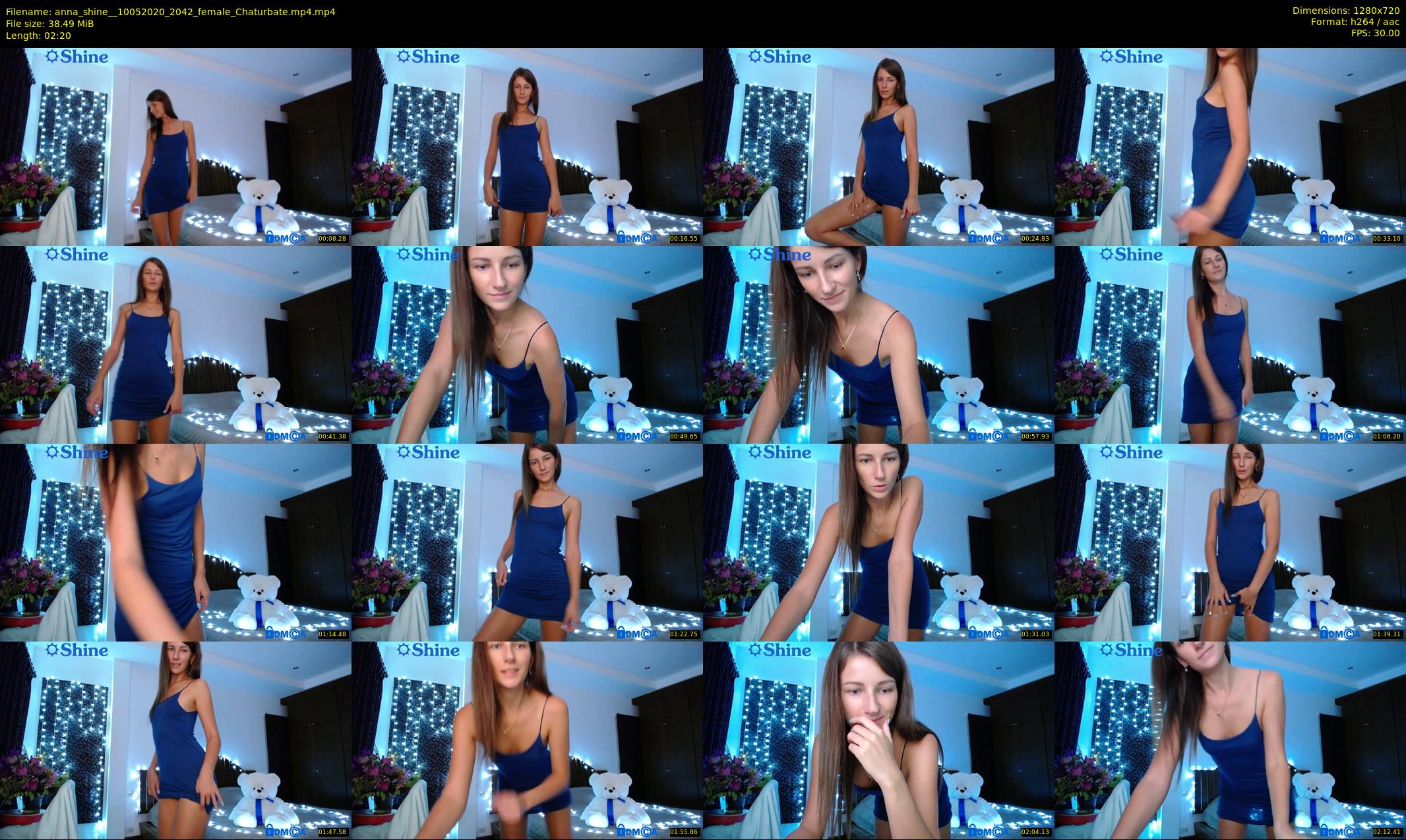 anna_shine_ — 3 minute Chaturbate female cam show recording, 720p, May 10, 2020