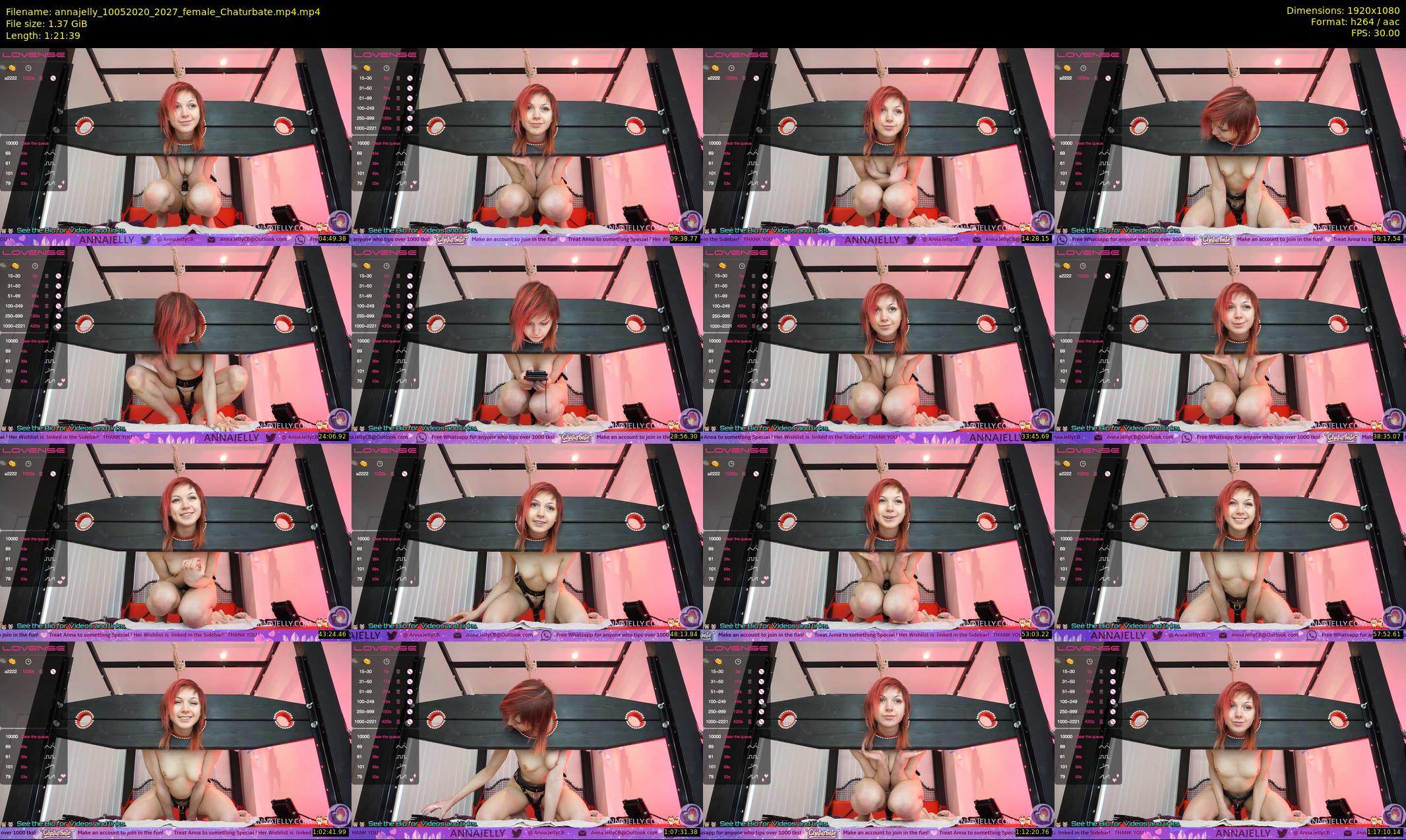 annajelly — 82 minute Chaturbate couple cam show recording, 1080p, May 10, 2020