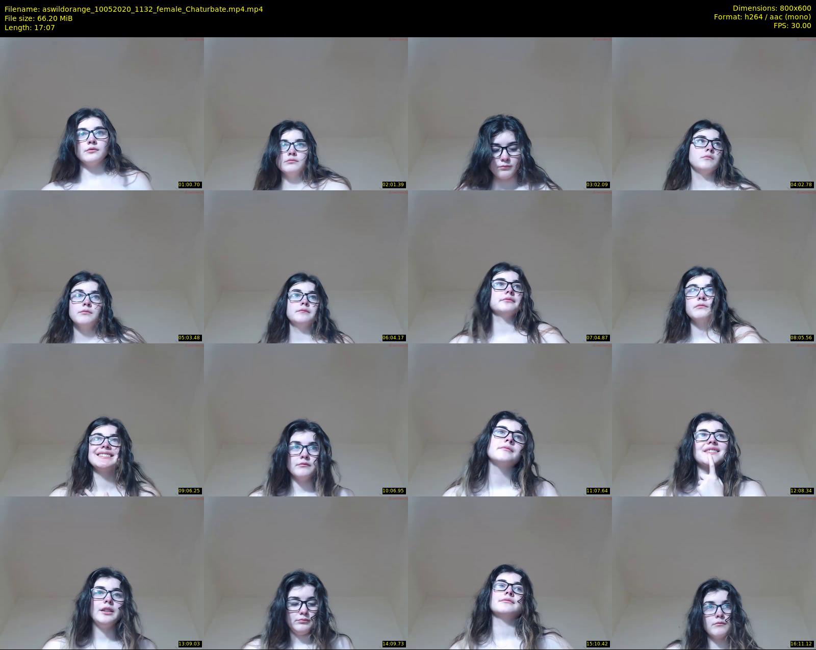 aswildorange — 18 minute Chaturbate female cam show recording, 480p, May 10, 2020
