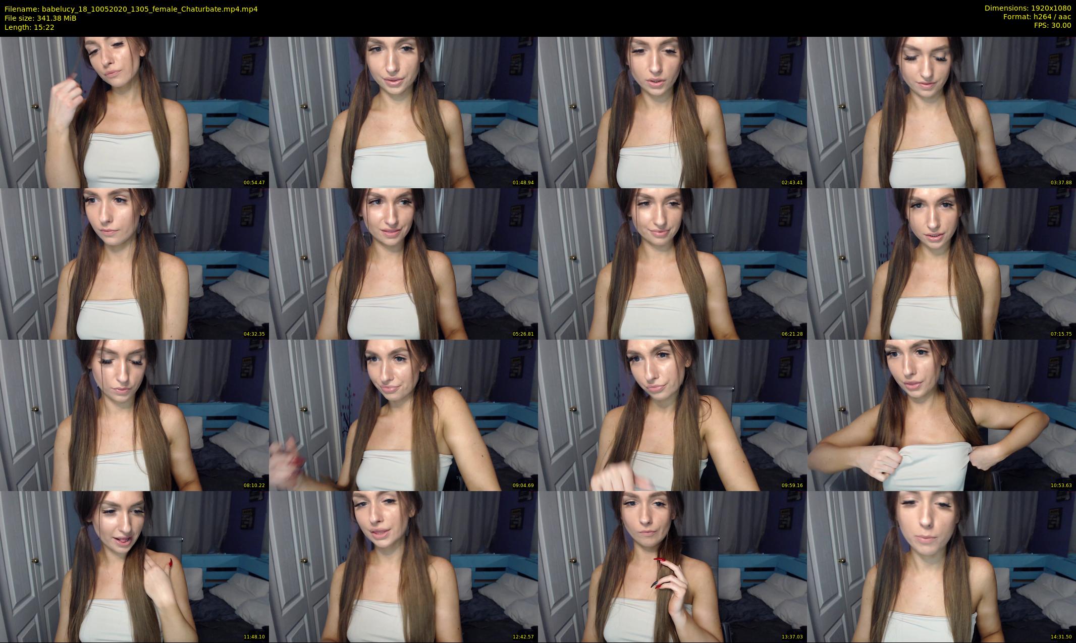 babelucy_18 — 16 minute Chaturbate female cam show recording, 1080p, May 10, 2020