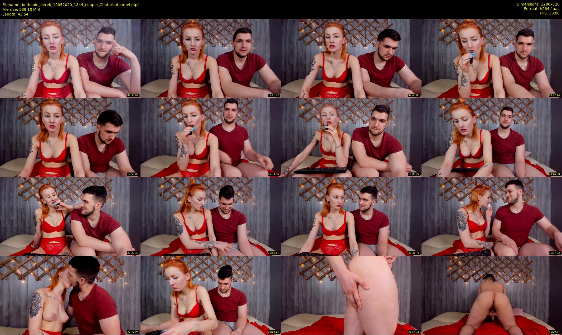 bethanie_derek — 44 minute Chaturbate couple cam show recording, 720p, May 10, 2020